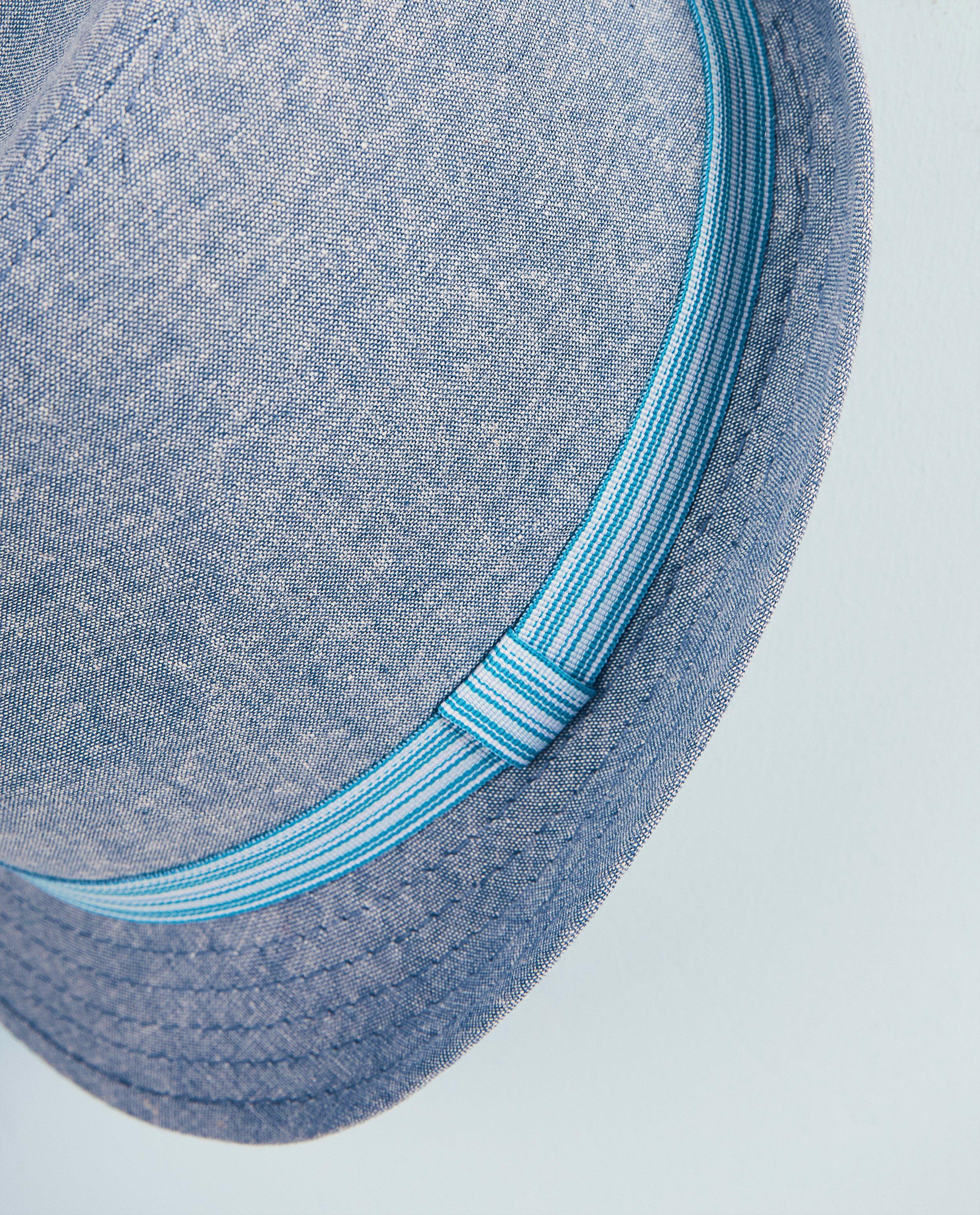 Blauwe hoed met band Communie - Product Detail - blauw - afbeelding nummer 2