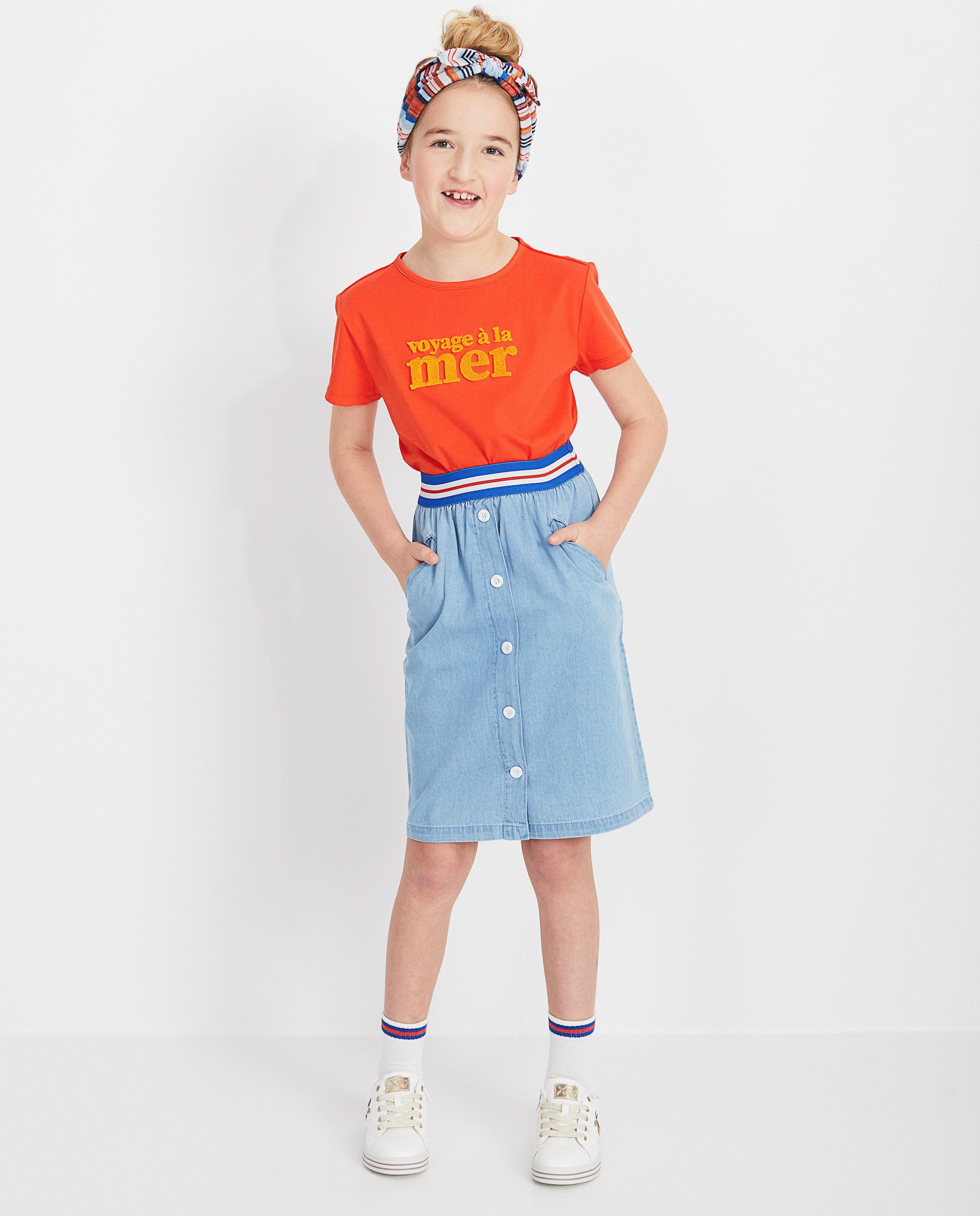 Rood T-shirt met opschrift - Product Detail - rood - afbeelding nummer 1