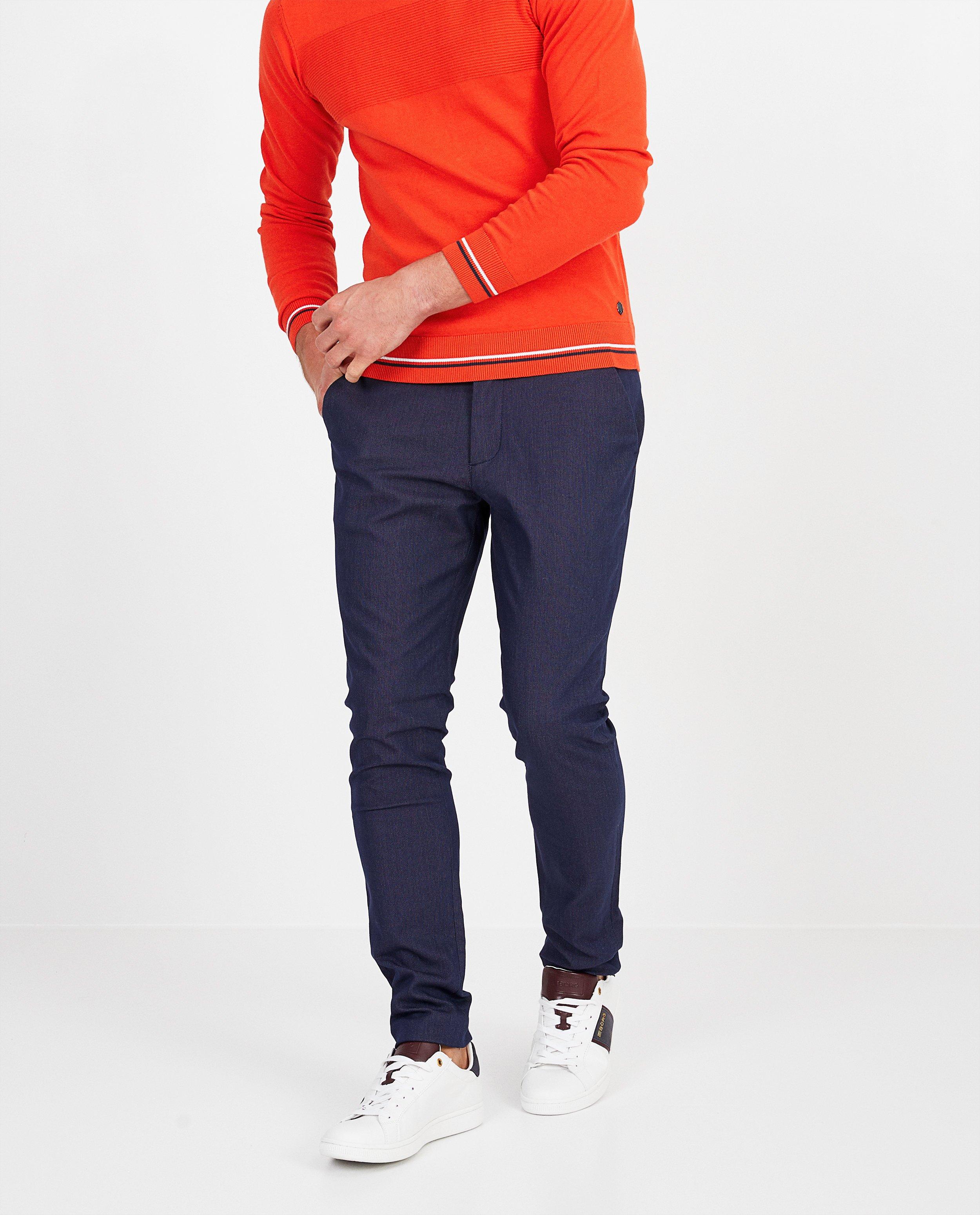 Pantalons - Pantalon bleu foncé