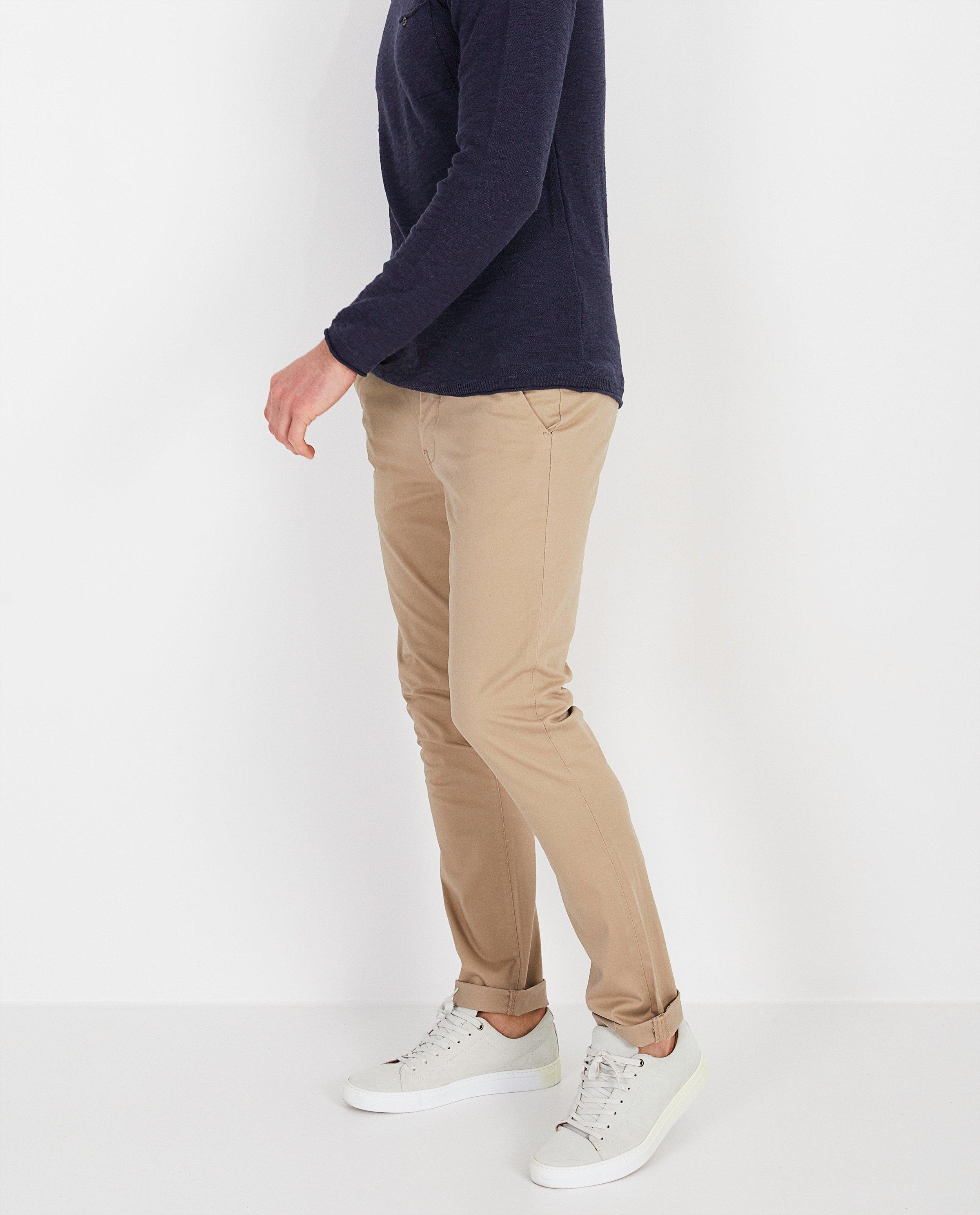 Broeken - Beige broek