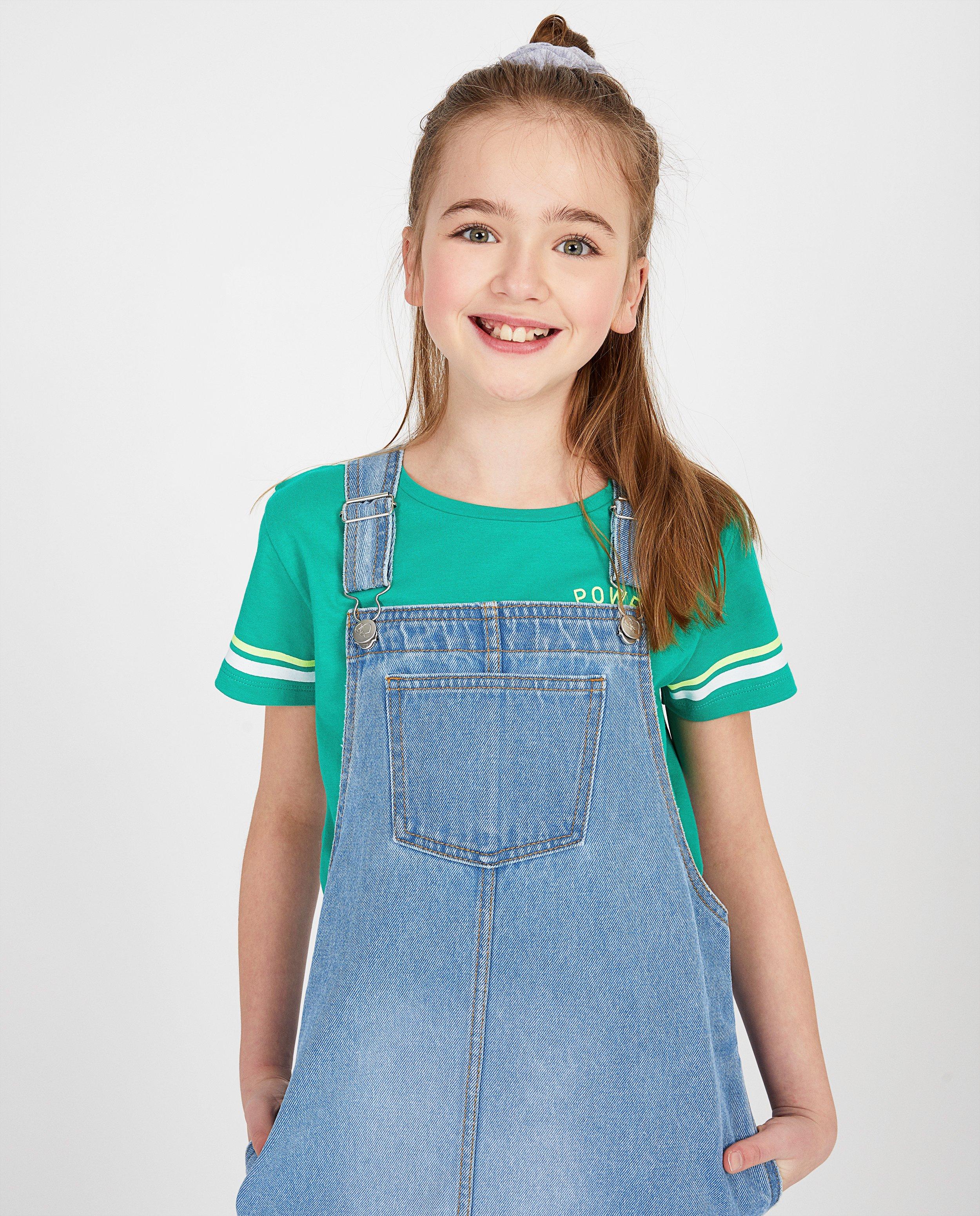 Robes - Robe-salopette bleue Campus 12