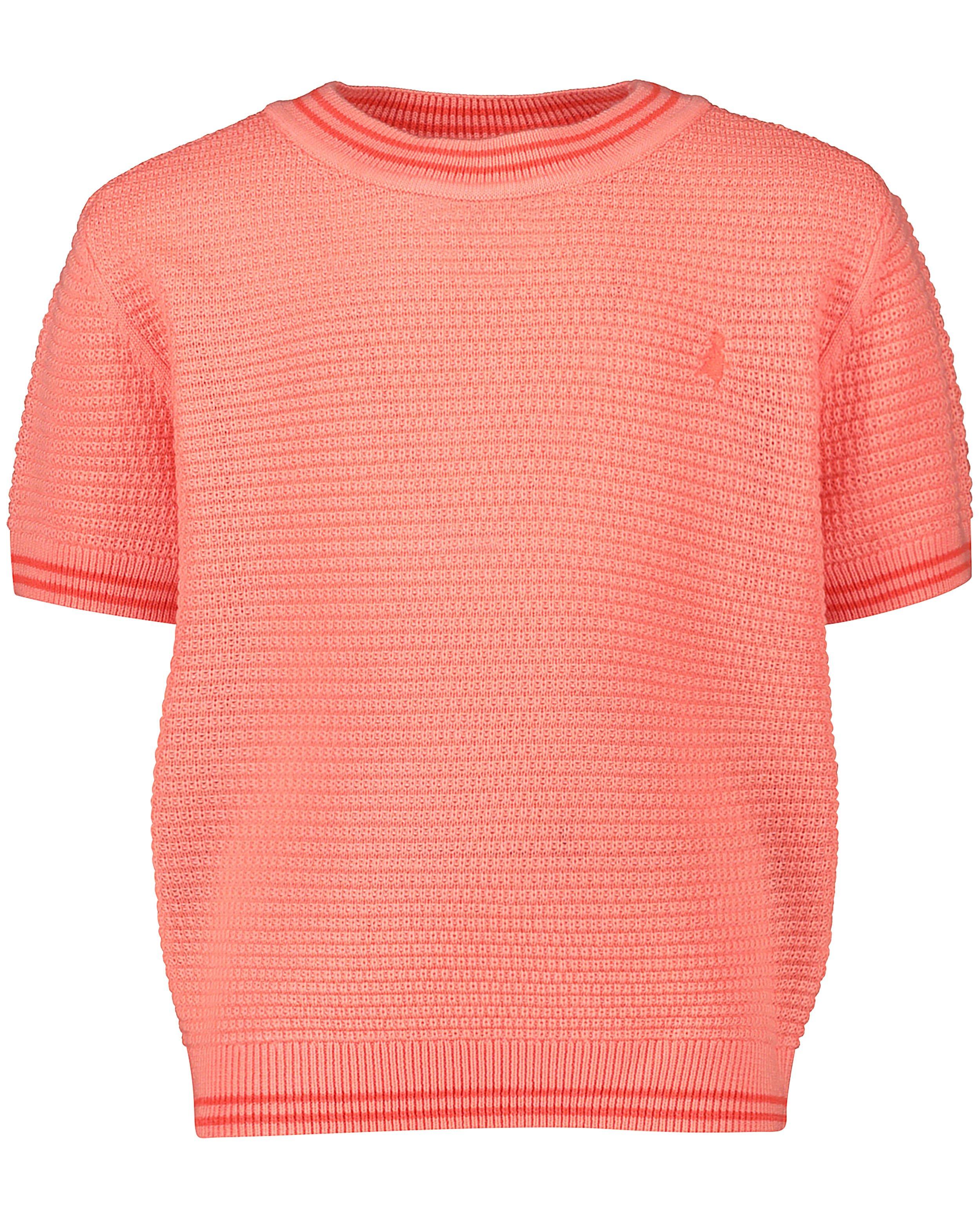 Pulls - Top rose en fin tricot Heidi