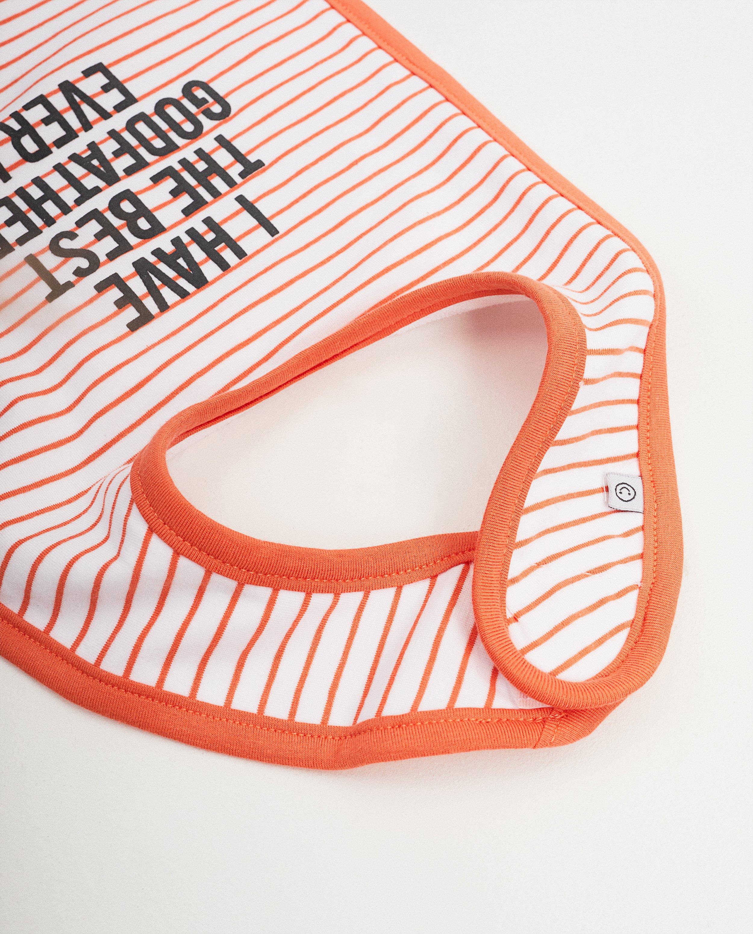 Accessoires pour bébés - Bavoir blanc avec une inscription