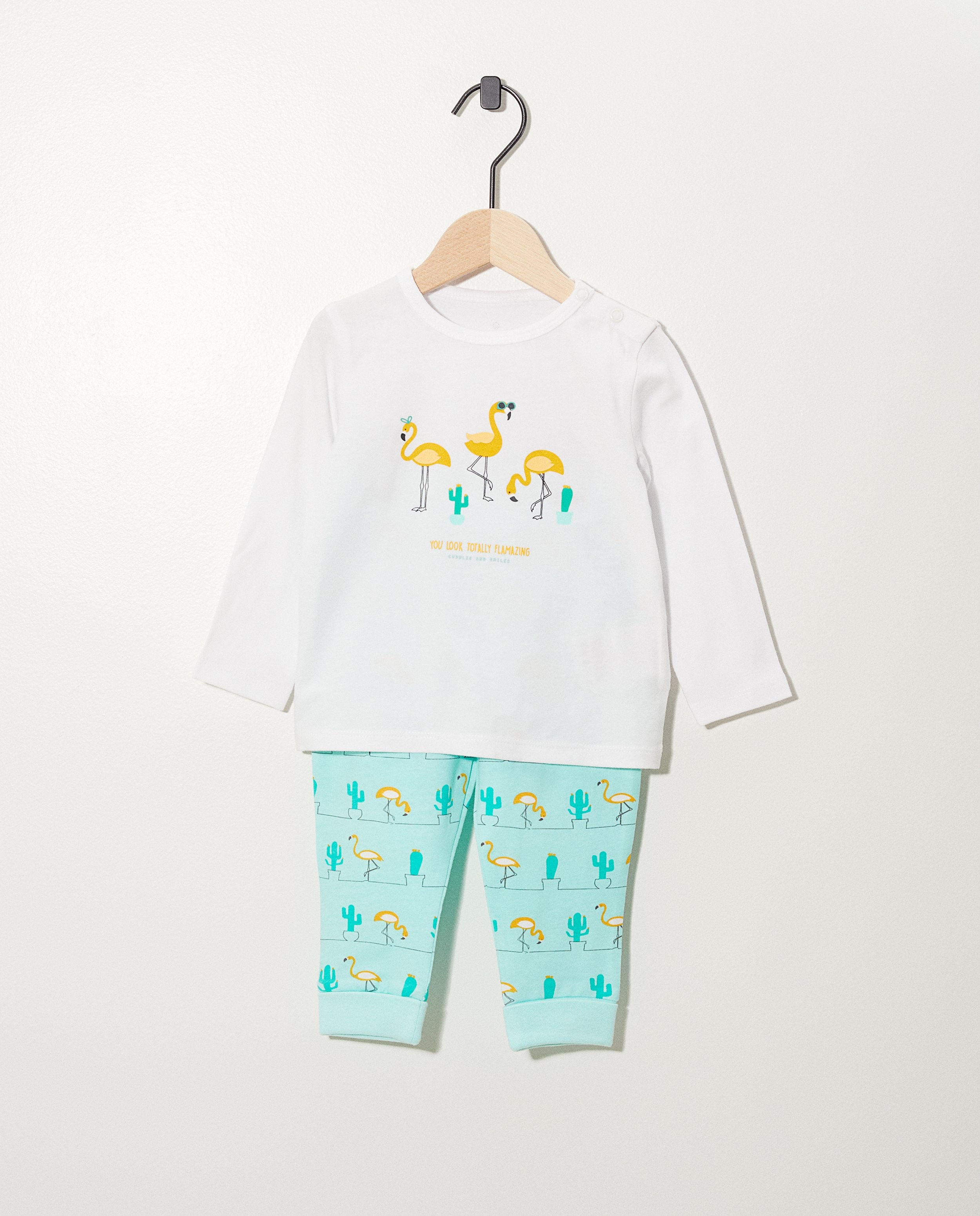 Pyjama à imprimé, coton bio - pantalon évolutif - Cuddles and Smiles