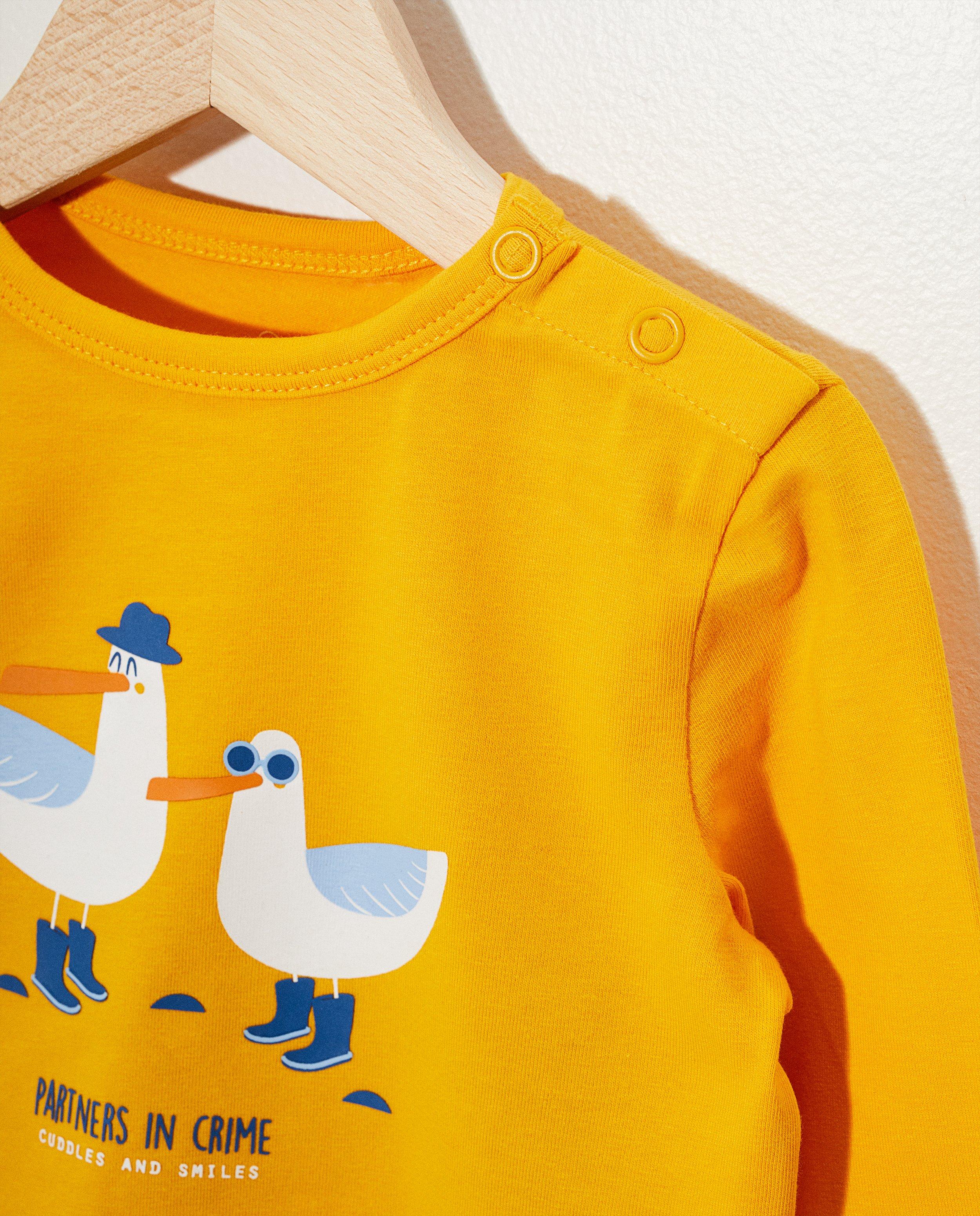 Nachtkleding - Pyjama met print van biokatoen