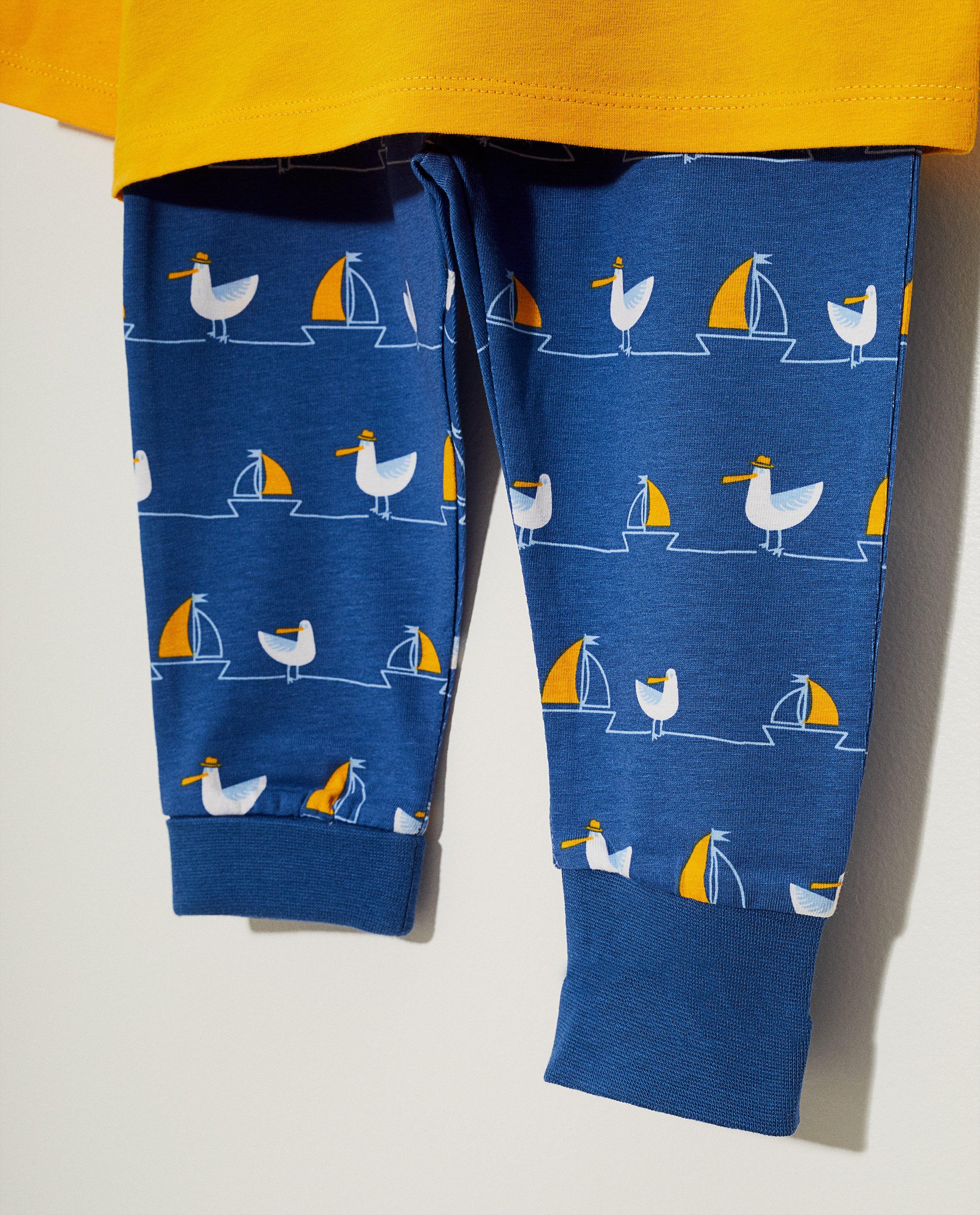Nachtkleding - Pyjama met print van biokatoen