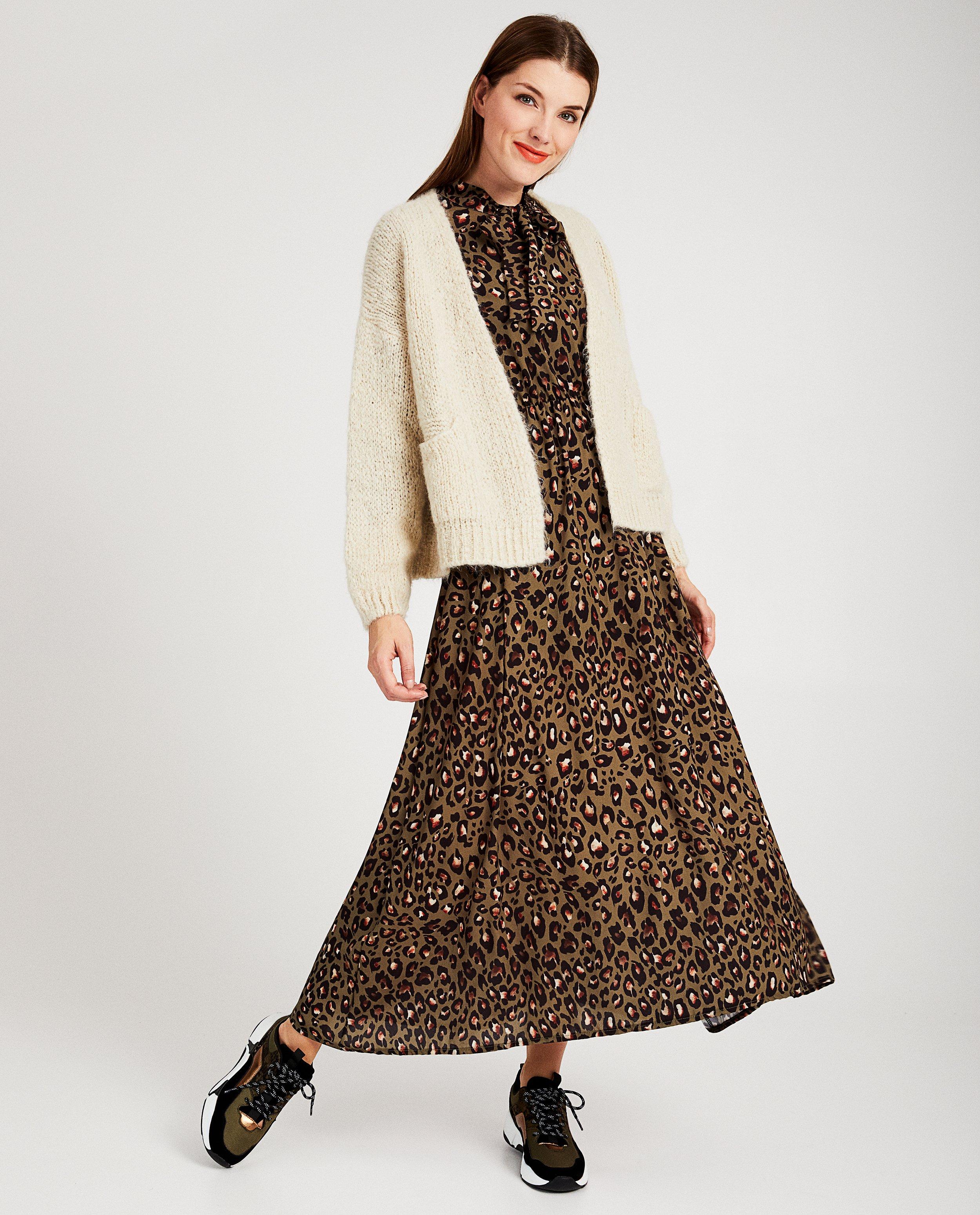 Cardigan beige Ella Italia - kaki et beige - Ella Italia