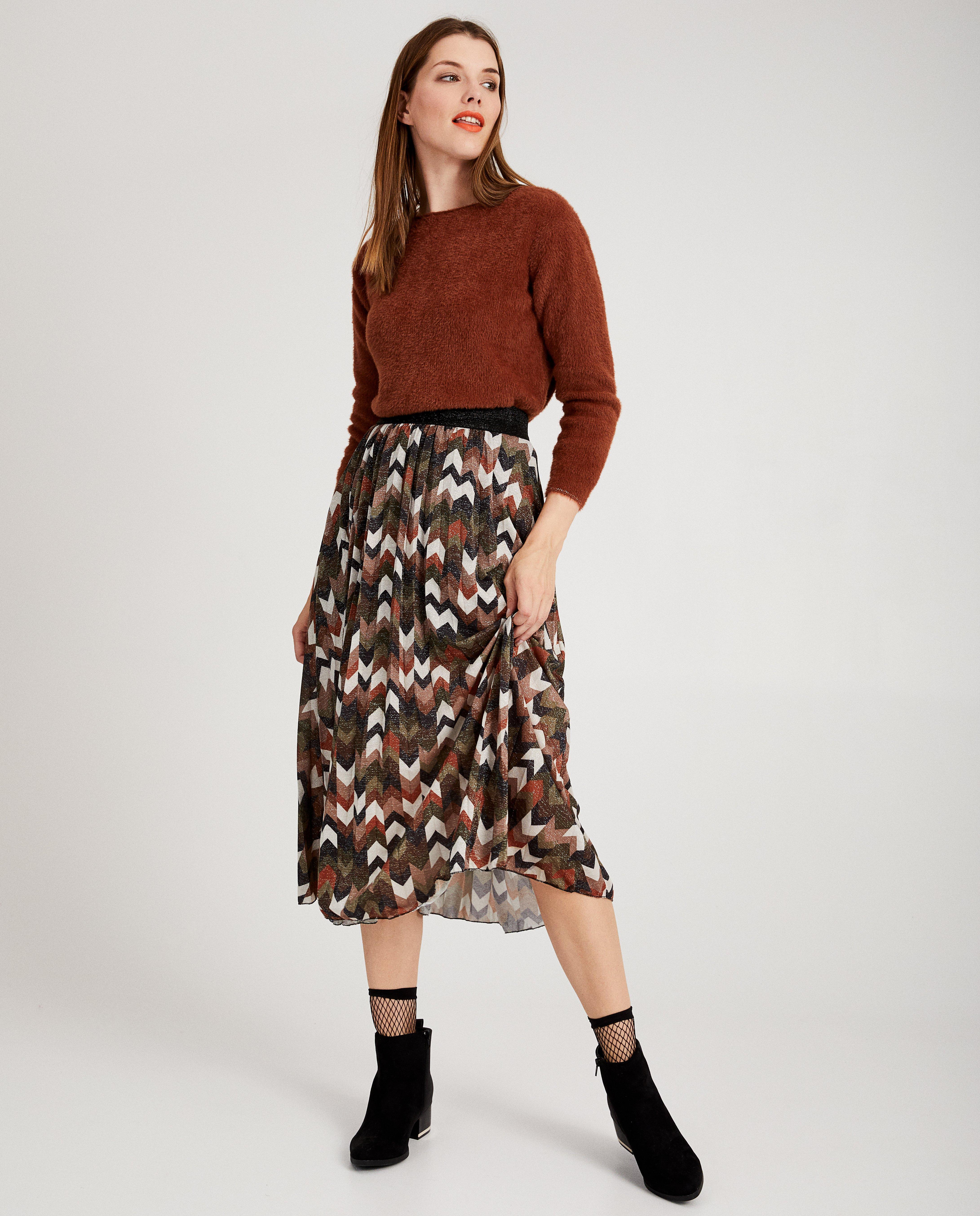 Glitter rok met plissé Ella Italia - glitters - Ella Italia