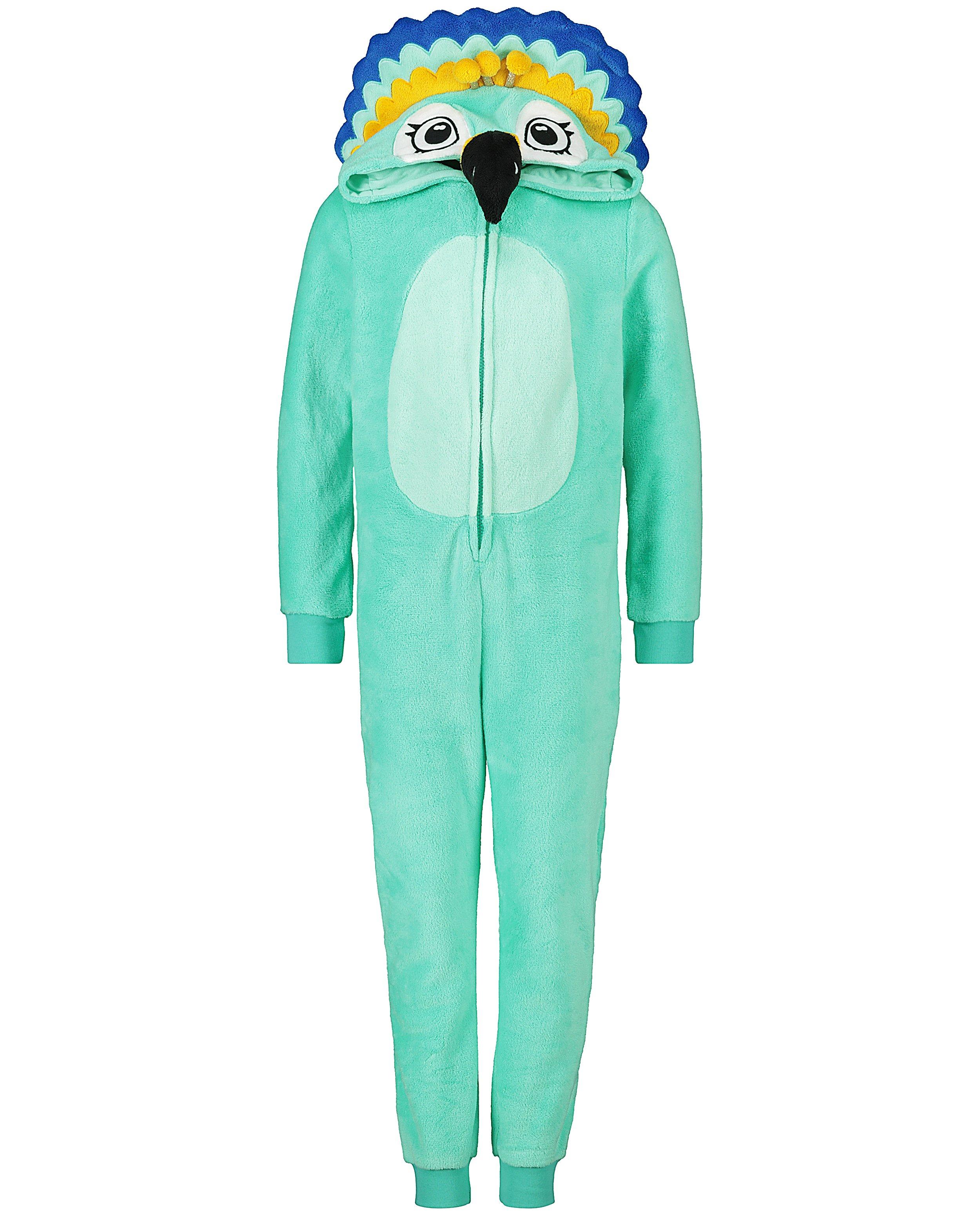Nachtkleding - Groene vogel onesie