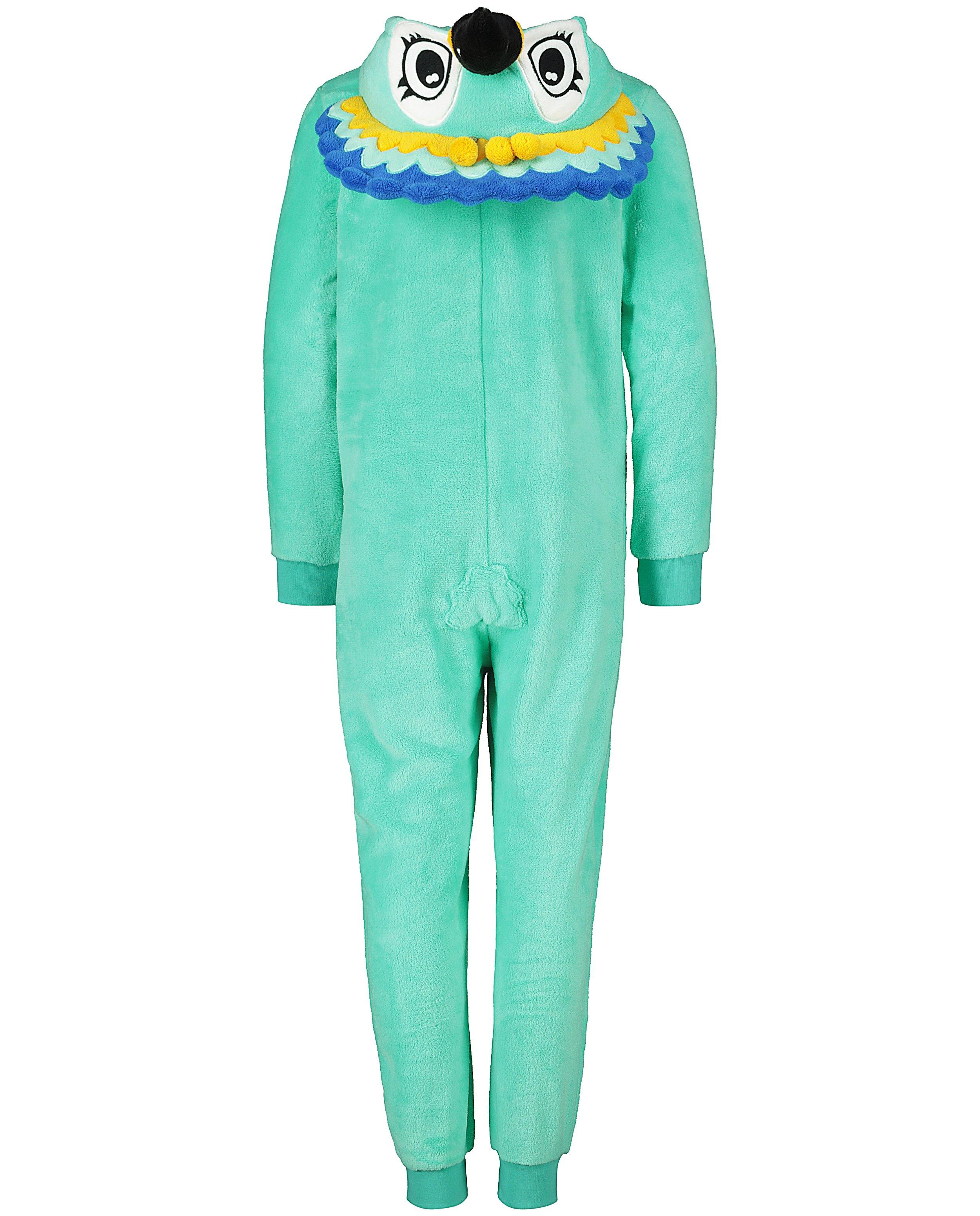 Nachtkleding - Groene vogel onesie