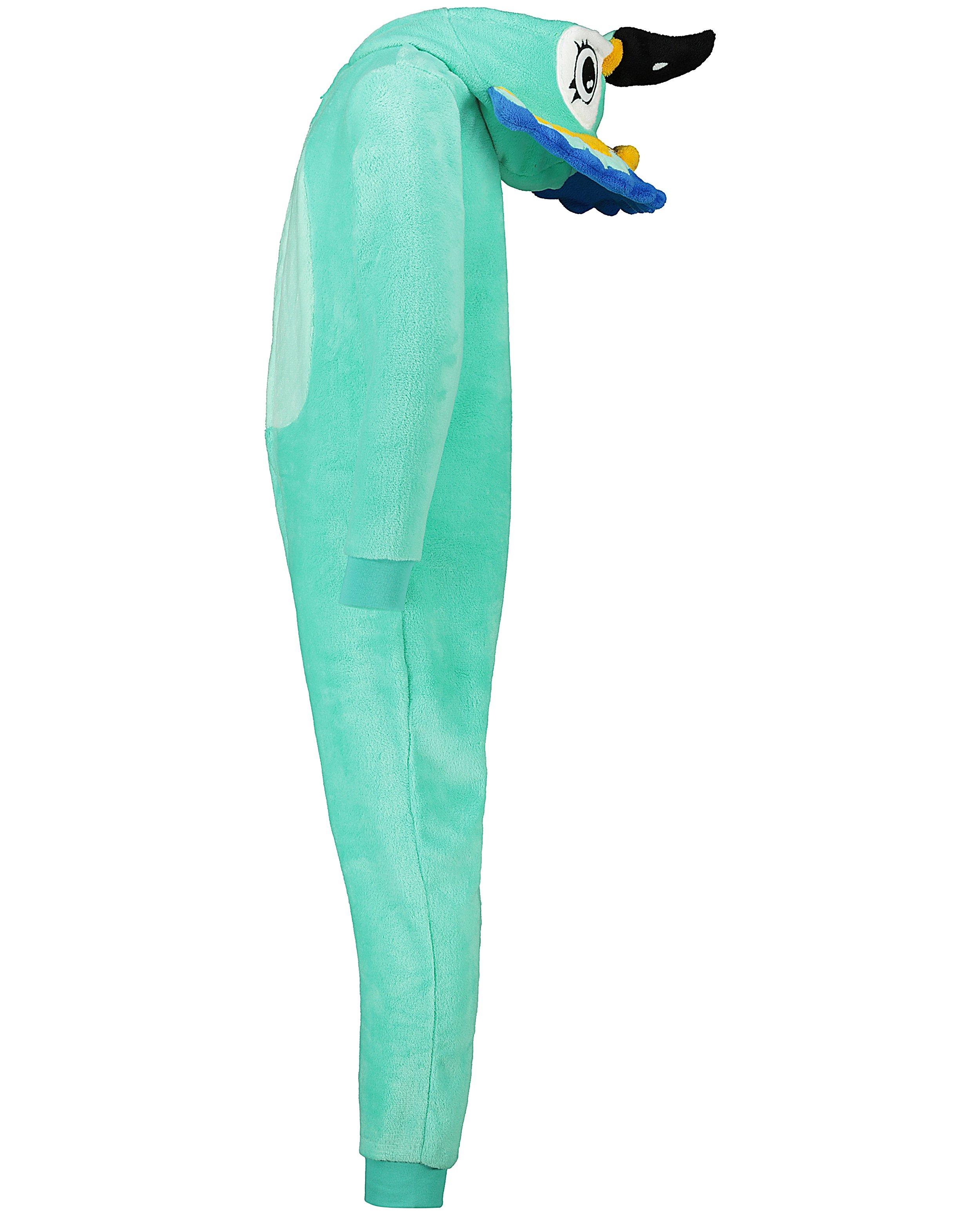 Nachtkleding - Groene vogel onesie