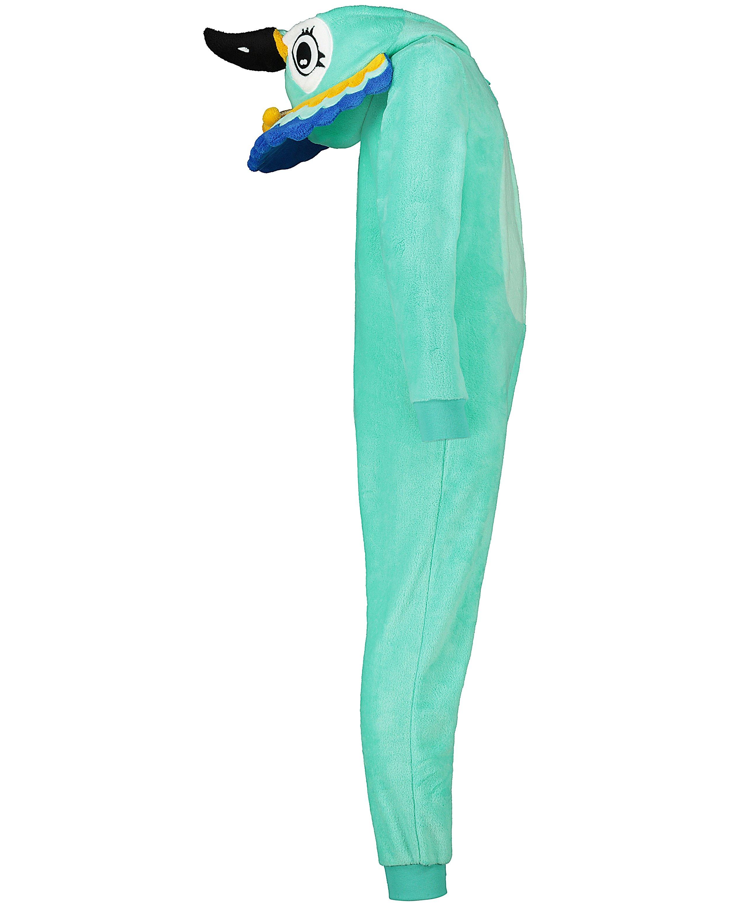 Nachtkleding - Groene vogel onesie