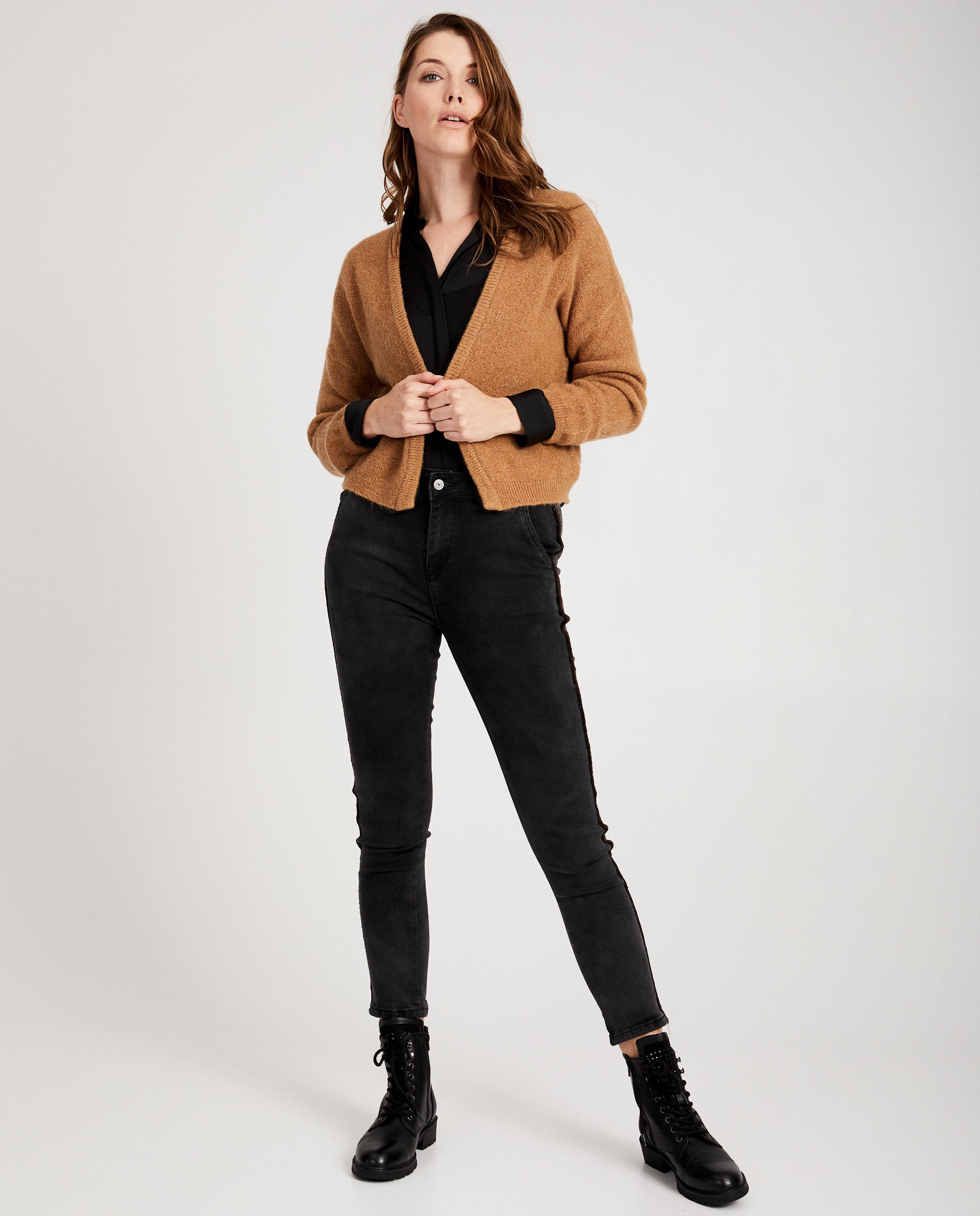 Pull brun clair Ella Italia - doux tricot - Ella Italia