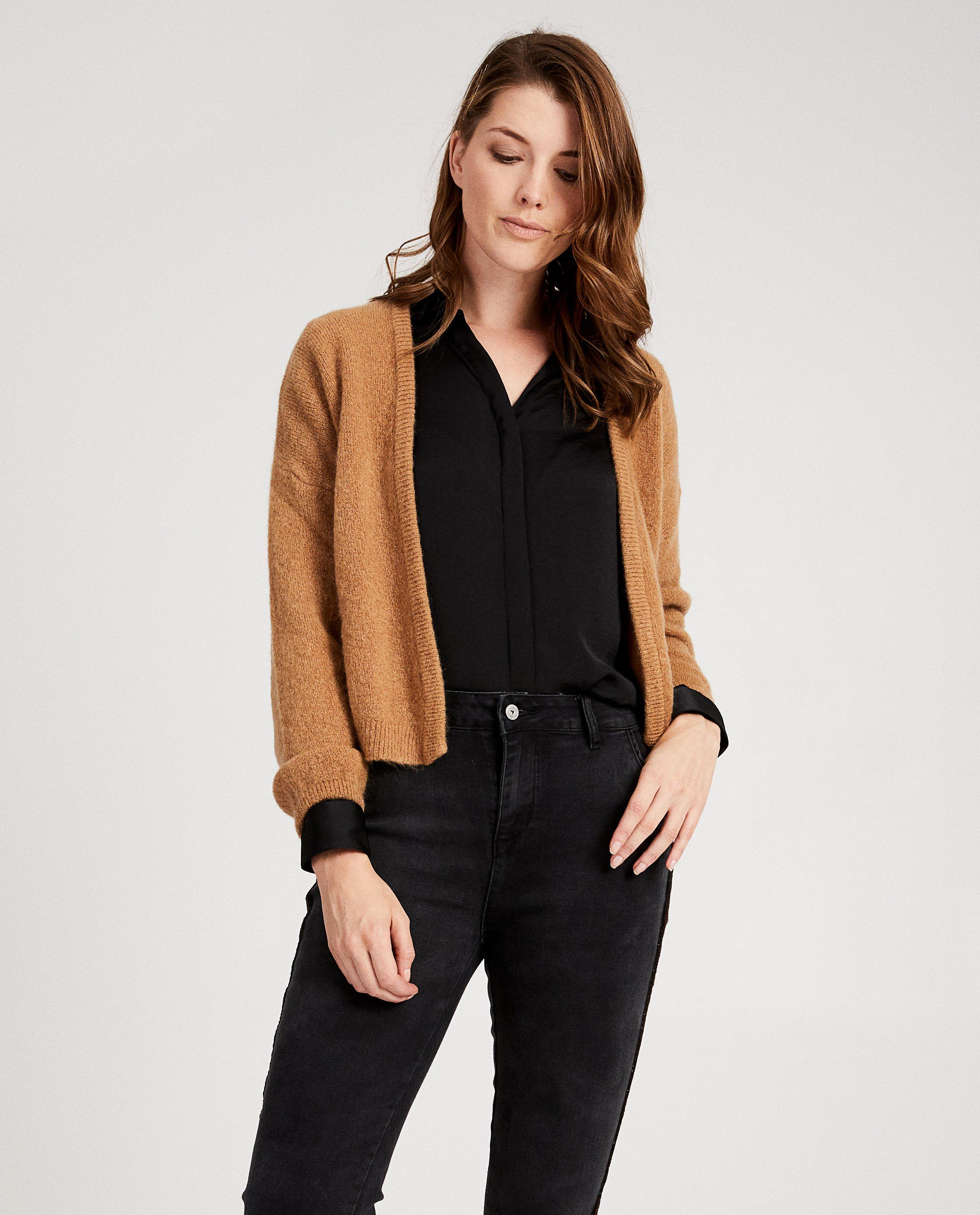 Cardigans - Pull brun clair Ella Italia