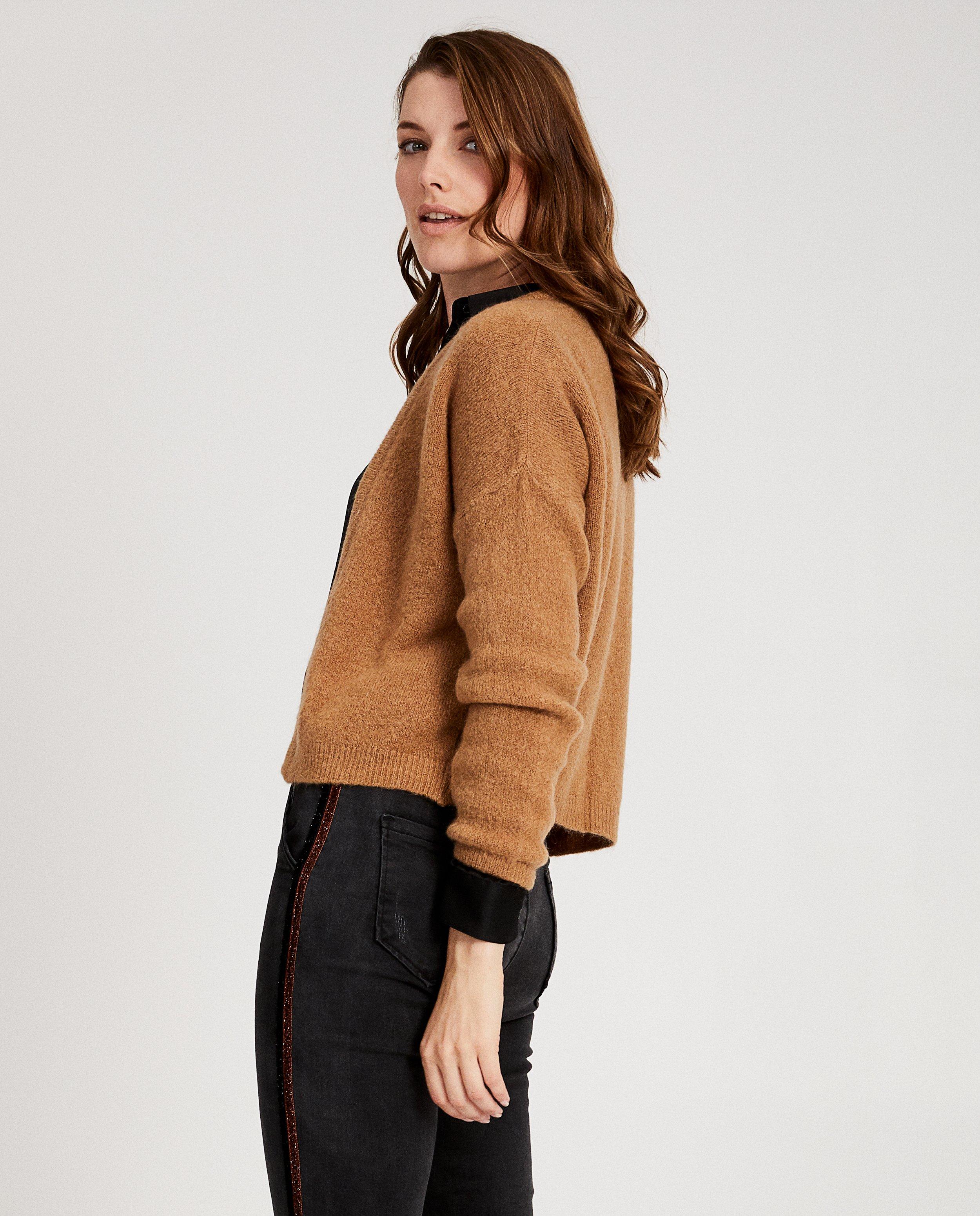 Cardigans - Pull brun clair Ella Italia