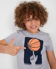 T-shirts - Grijs T-shirt basketbal