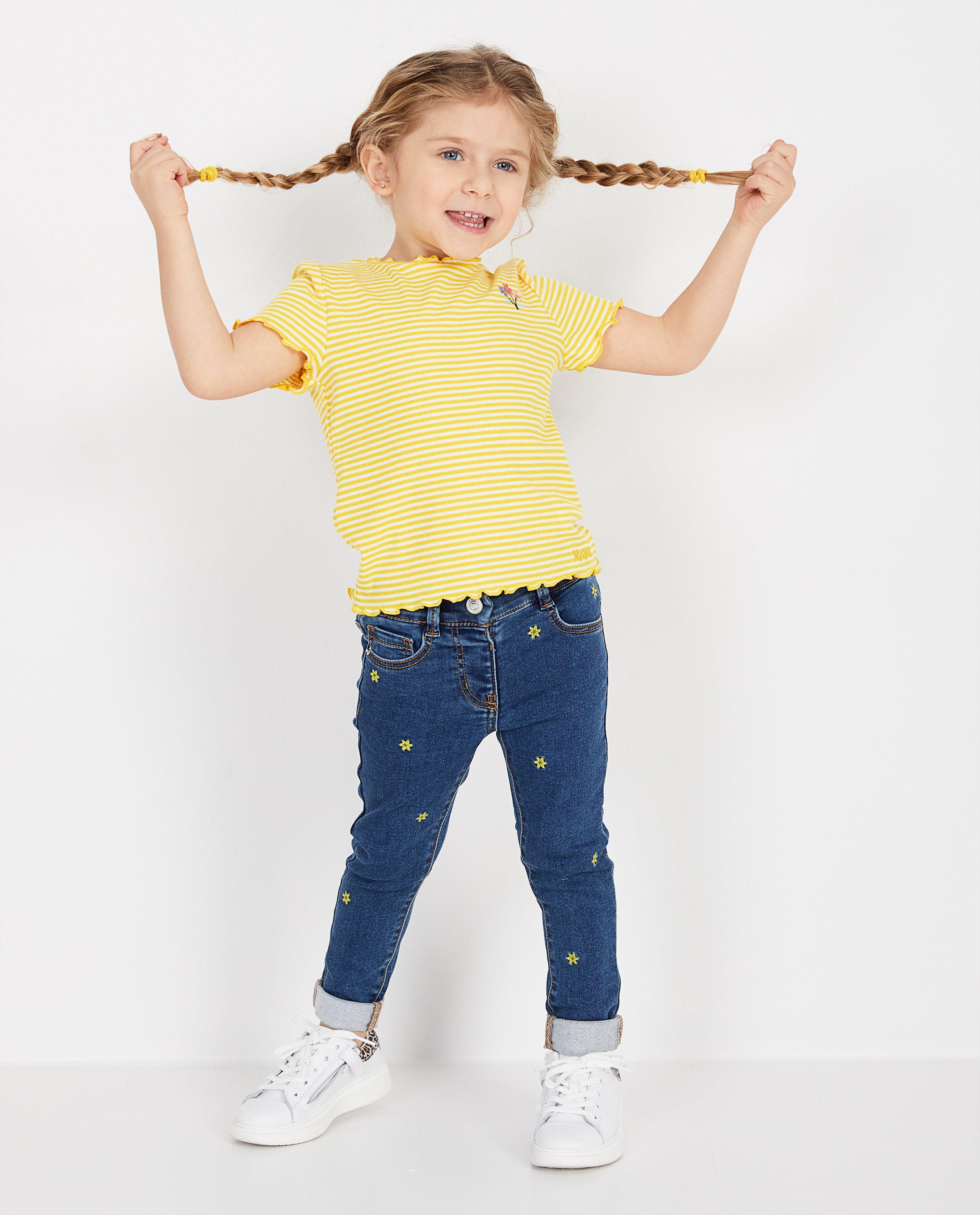 Geel gestreept shirt Maya De Bij - Geel gestreept - Maya