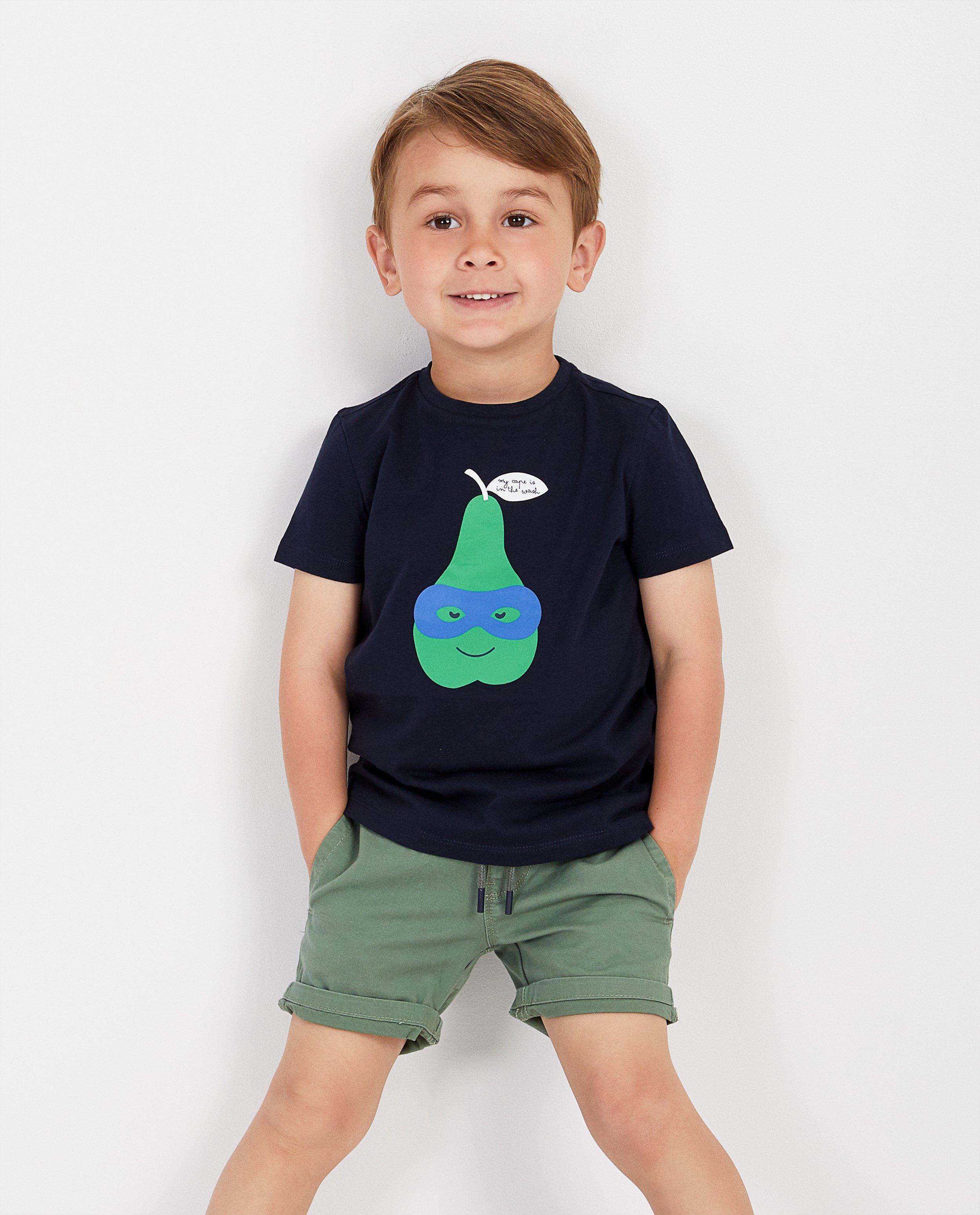 T-shirts - Blauw T-shirt met print BESTies