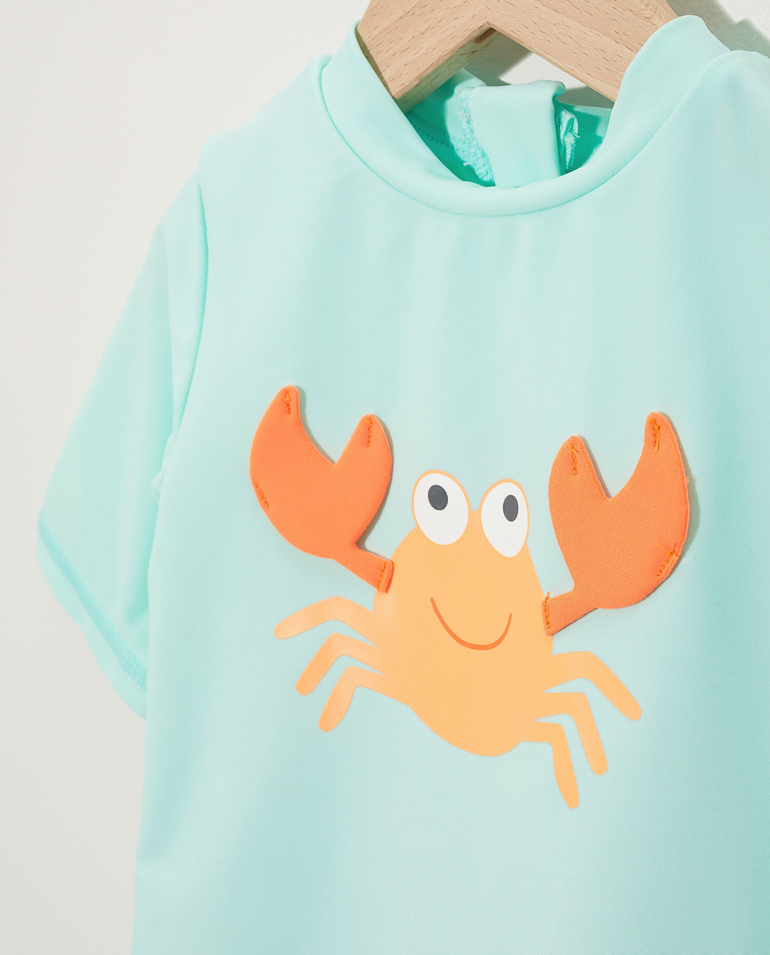 Zwemkleding - Blauw zwempak met uv-bescherming