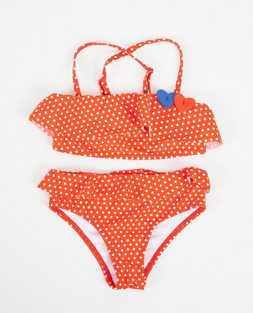 Rode bikini met print - allover - Milla Star