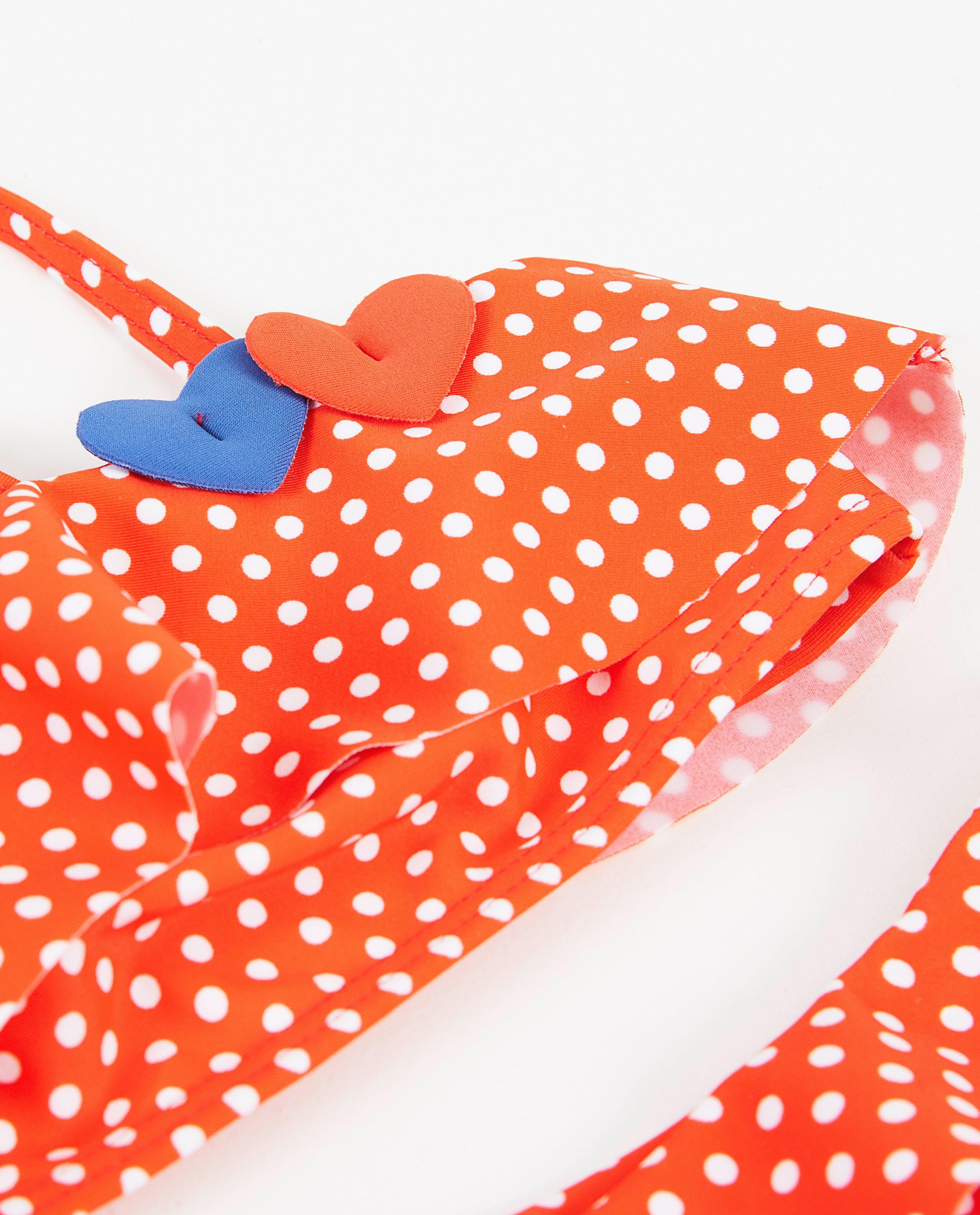 Zwemkleding - Rode bikini met print