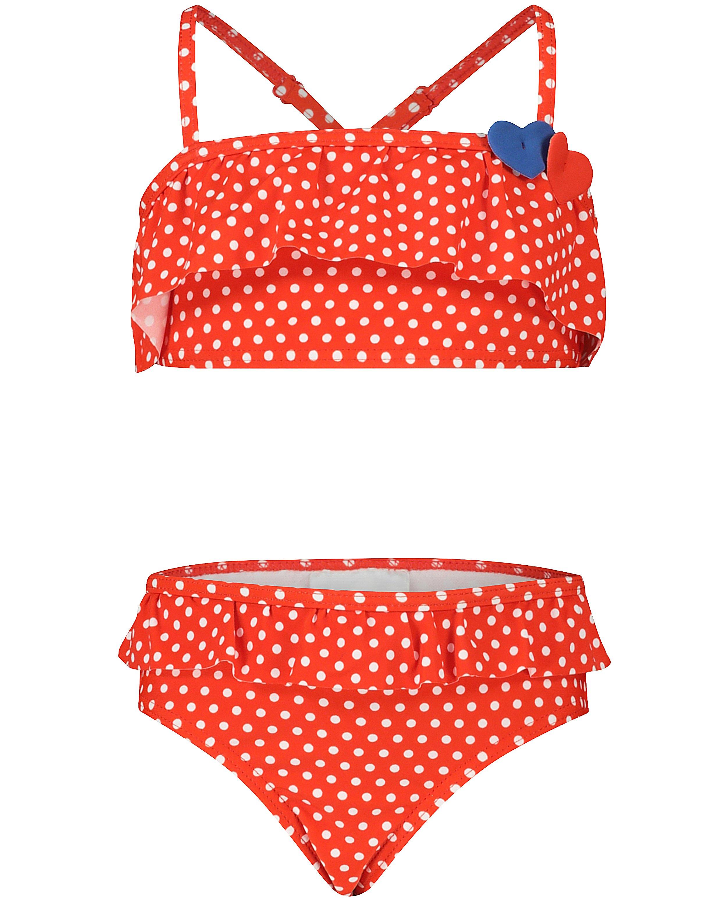 Zwemkleding - Rode bikini met print