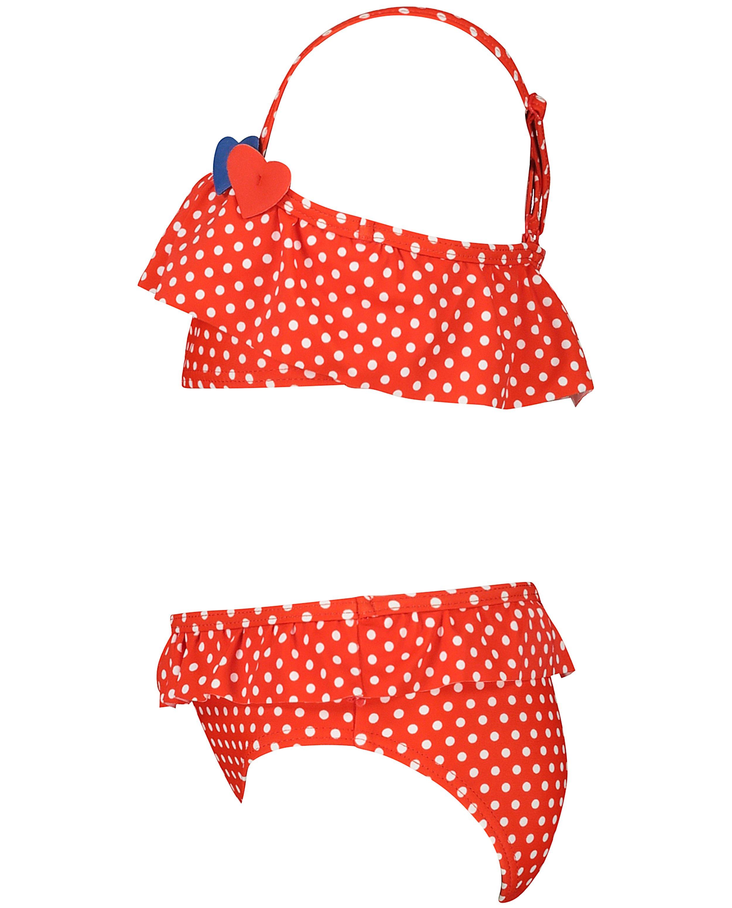 Zwemkleding - Rode bikini met print