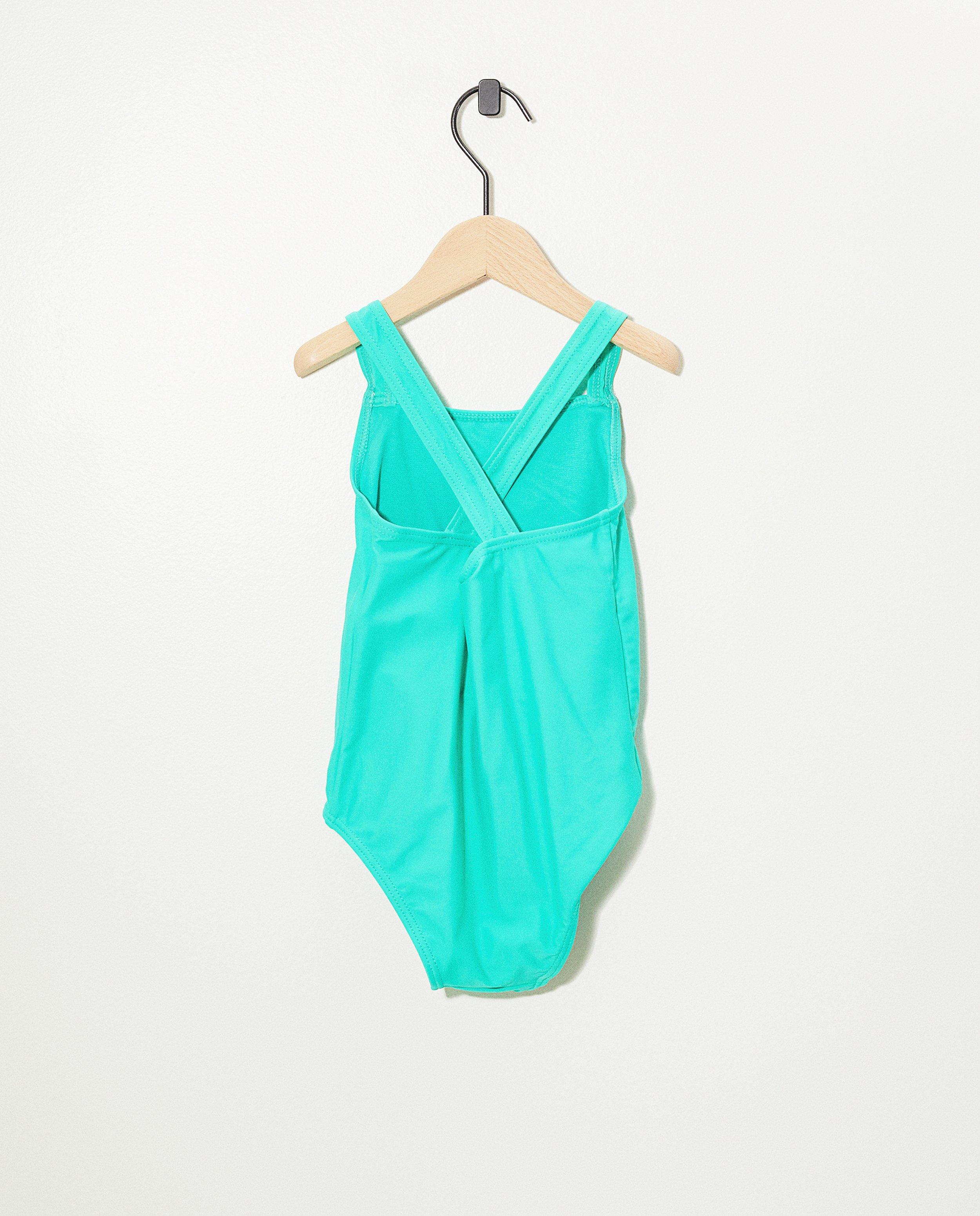 Zwemkleding - Groen badpak met print