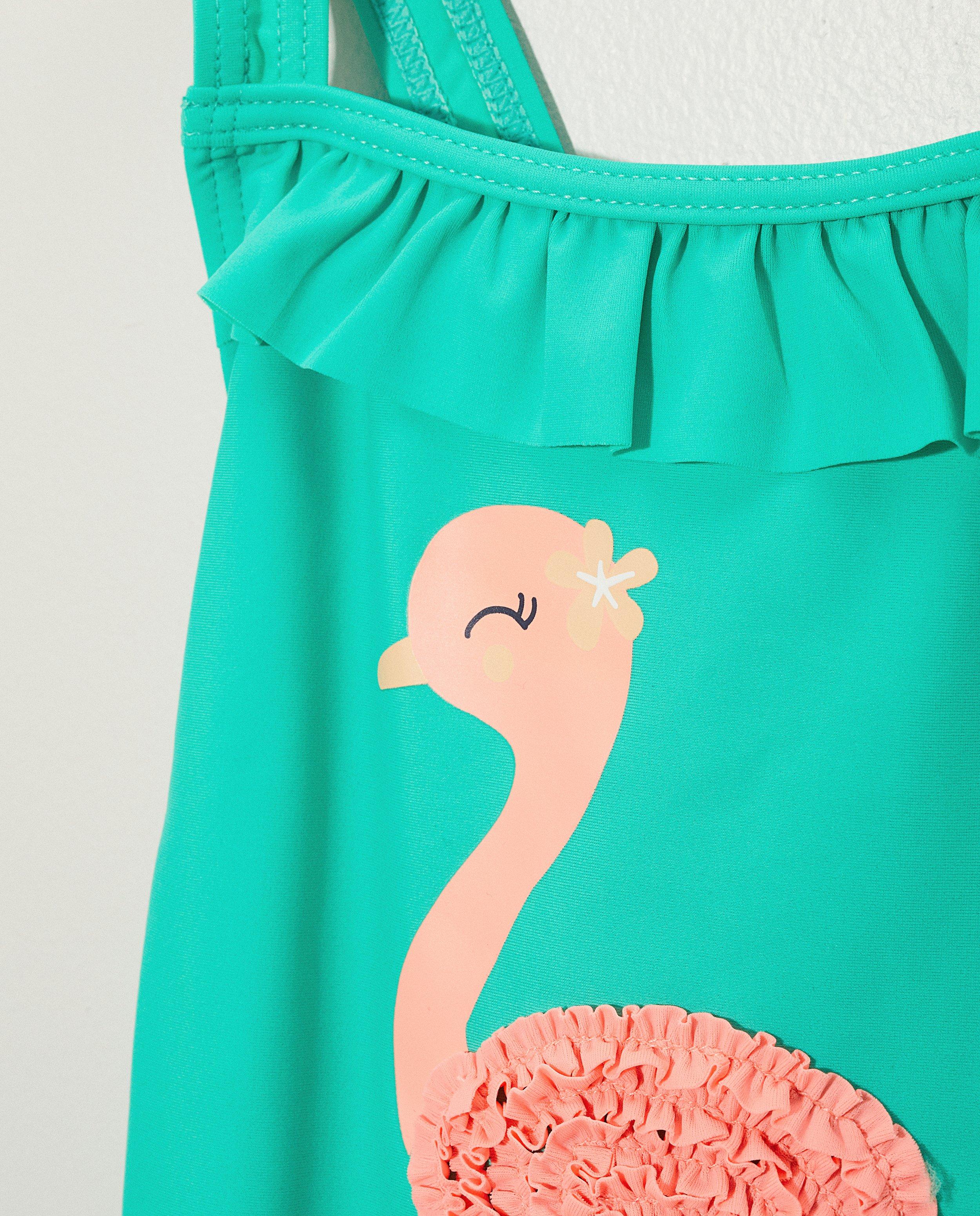 Zwemkleding - Groen badpak met print