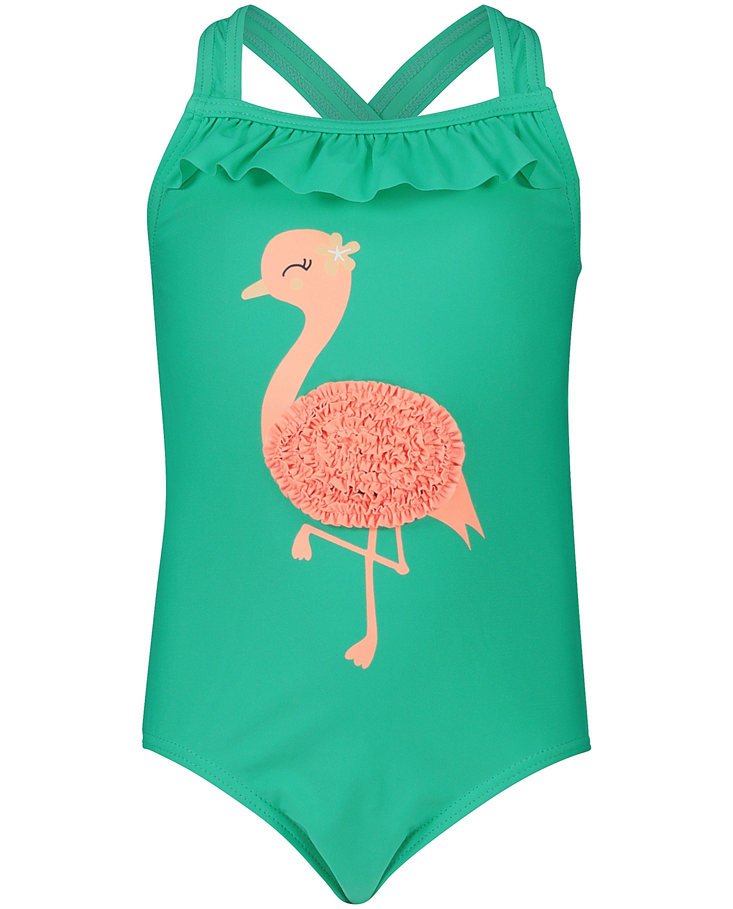 Zwemkleding - Groen badpak met print