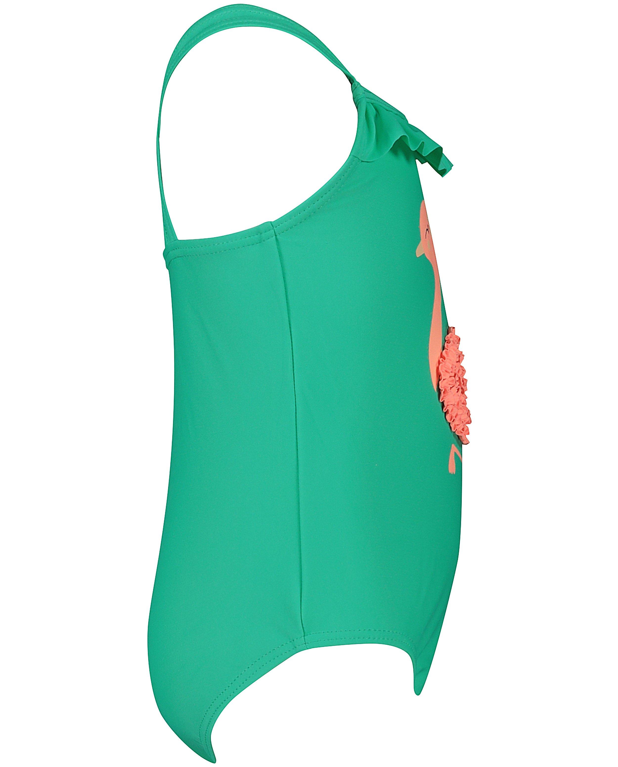 Zwemkleding - Groen badpak met print