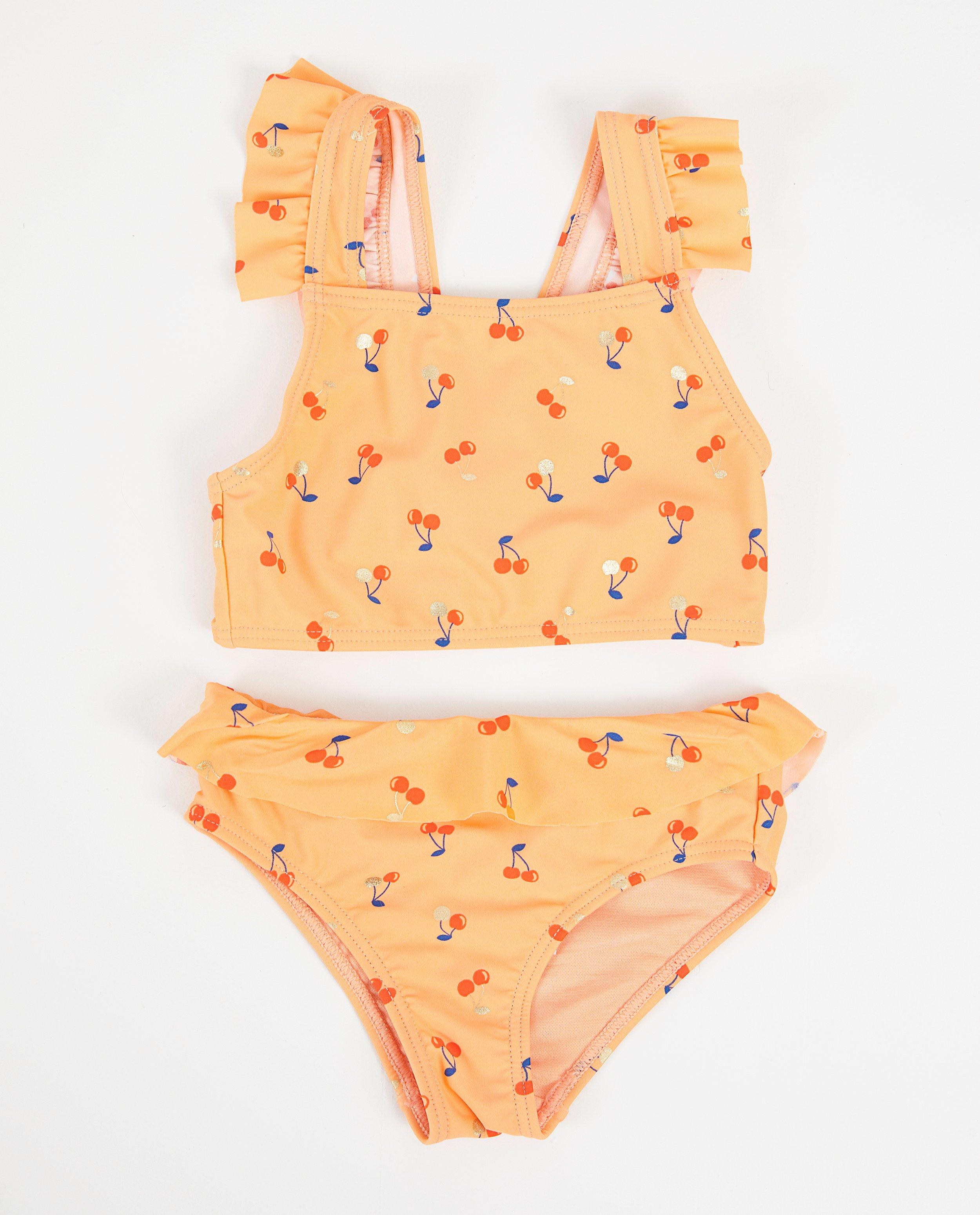Bikini orange, protection U.V. - sur toute la surface - Milla Star