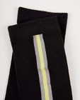 Chaussettes - Zwarte kousen met streep
