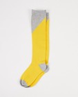 Chaussettes jaunes - et grises, fil métallisé - JBC