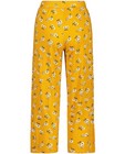 Pantalons - Pantalon ocre, imprimé fleuri