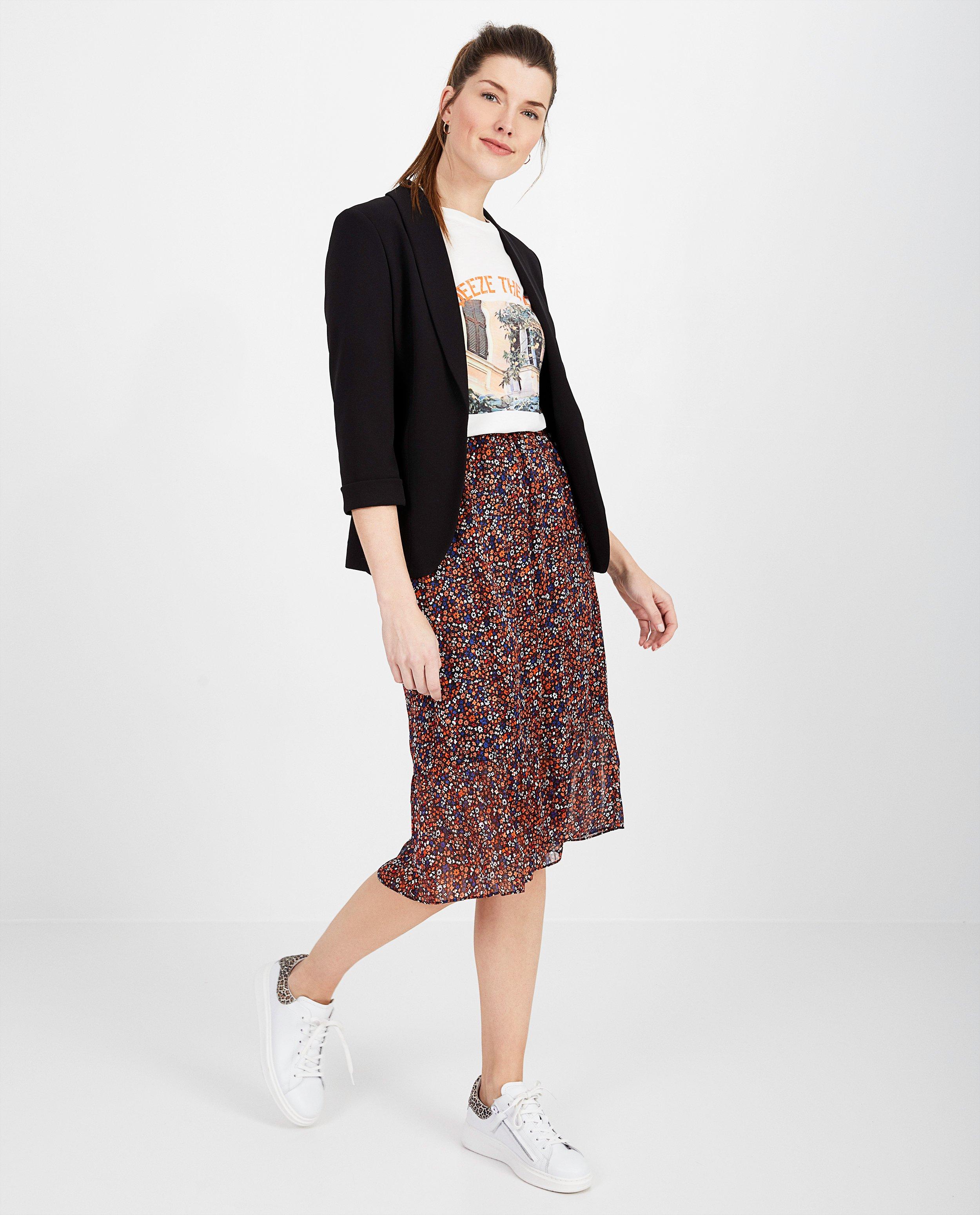 Maxi-rok met bloemenprint Youh! - met metaaldraad - Sora