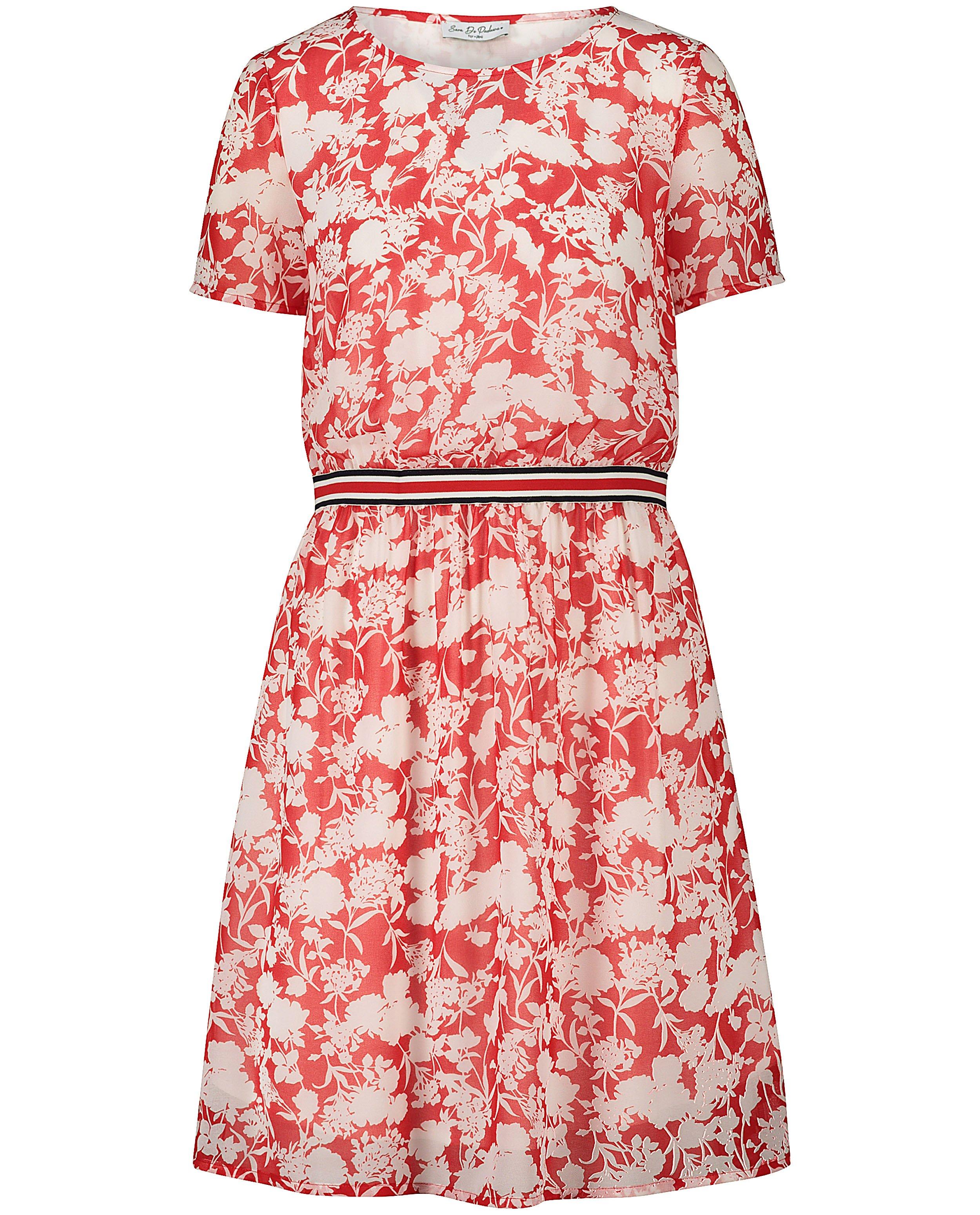 Kleedjes - Rode jurk met print Sara De Paduwa