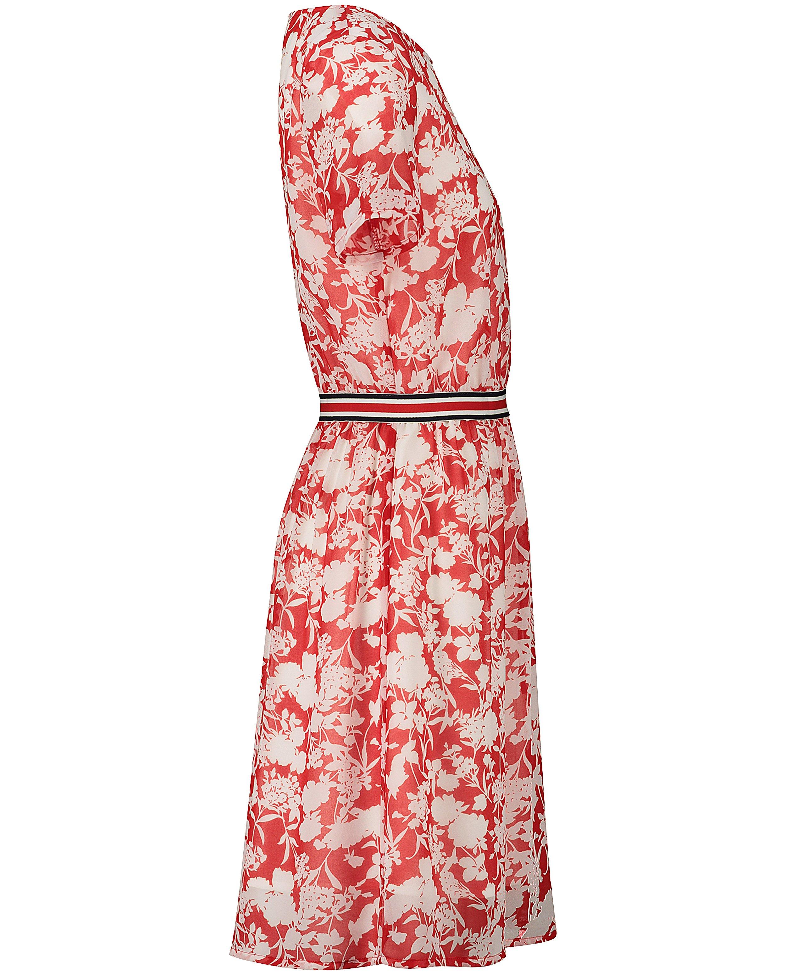 Kleedjes - Rode jurk met print Sara De Paduwa