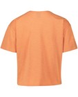 T-shirts - T-shirt orange clair à inscription