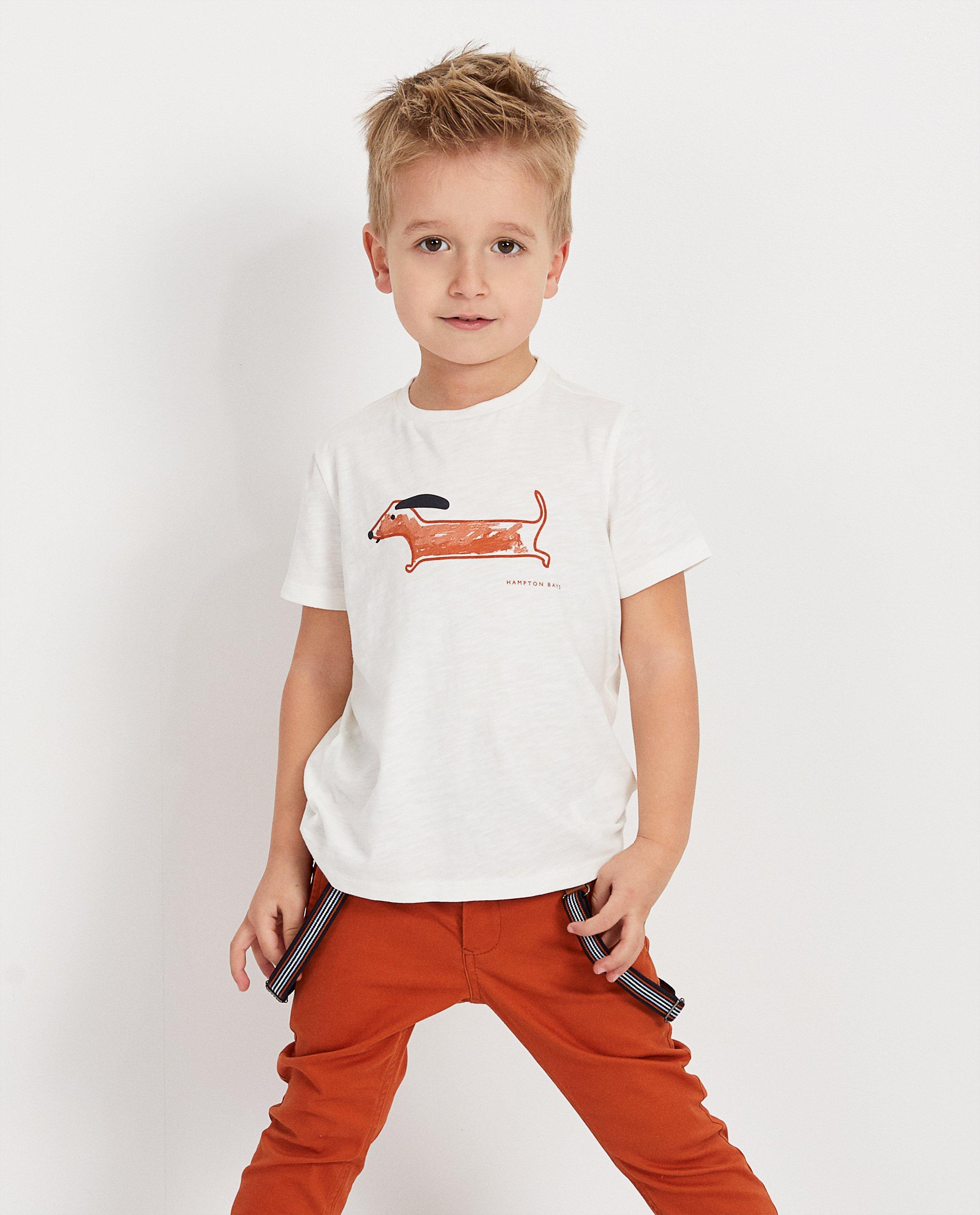 T-shirts - Wit T-shirt met print Hampton Bays