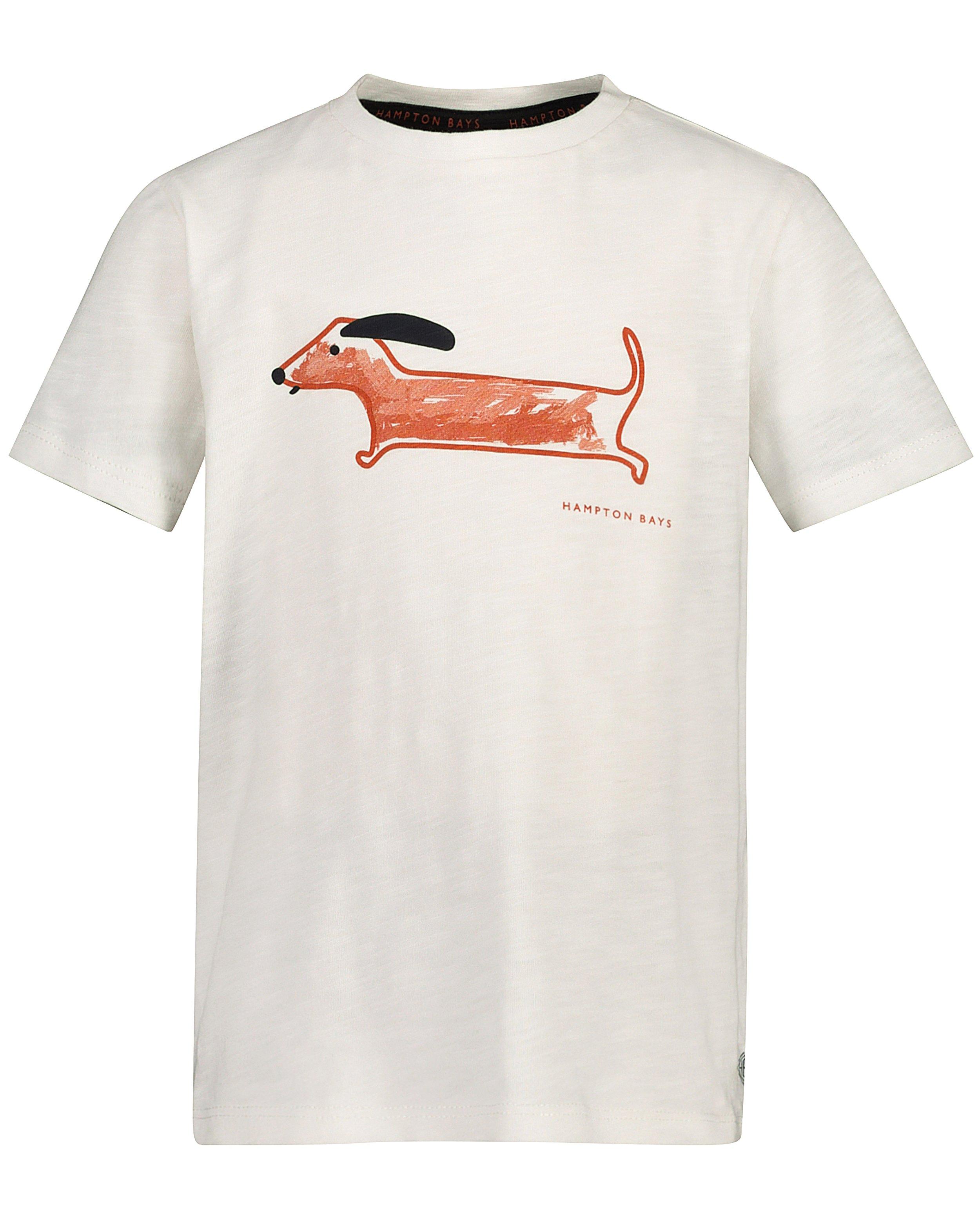 T-shirts - Wit T-shirt met print Hampton Bays