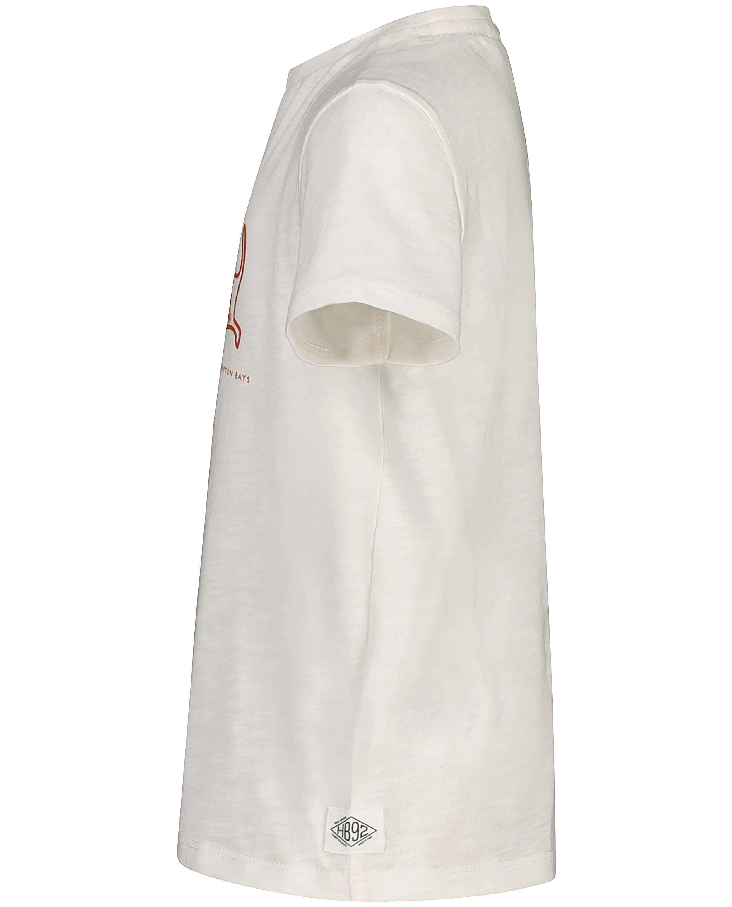 T-shirts - Wit T-shirt met print Hampton Bays