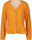 Chemises - Blouse orange imprimé I AM