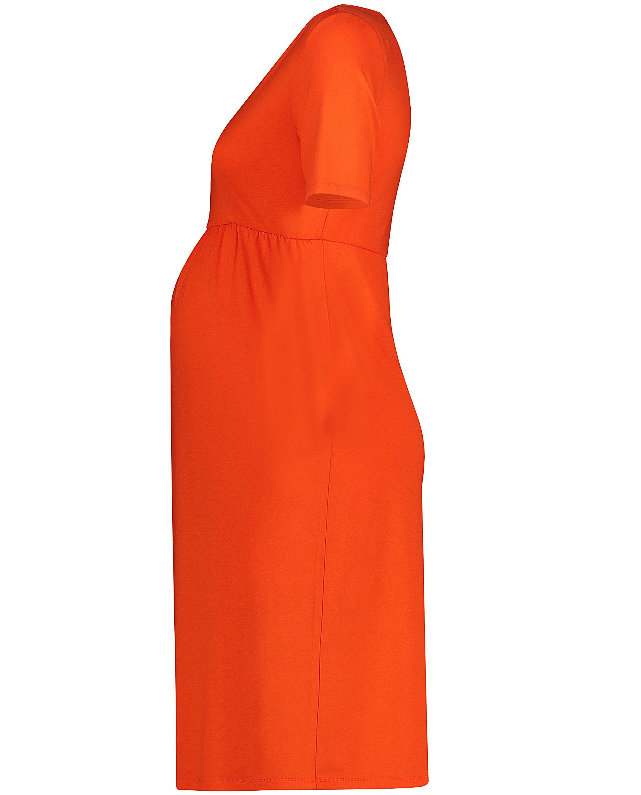 Robes - Robe de grossesse orange JoliRonde