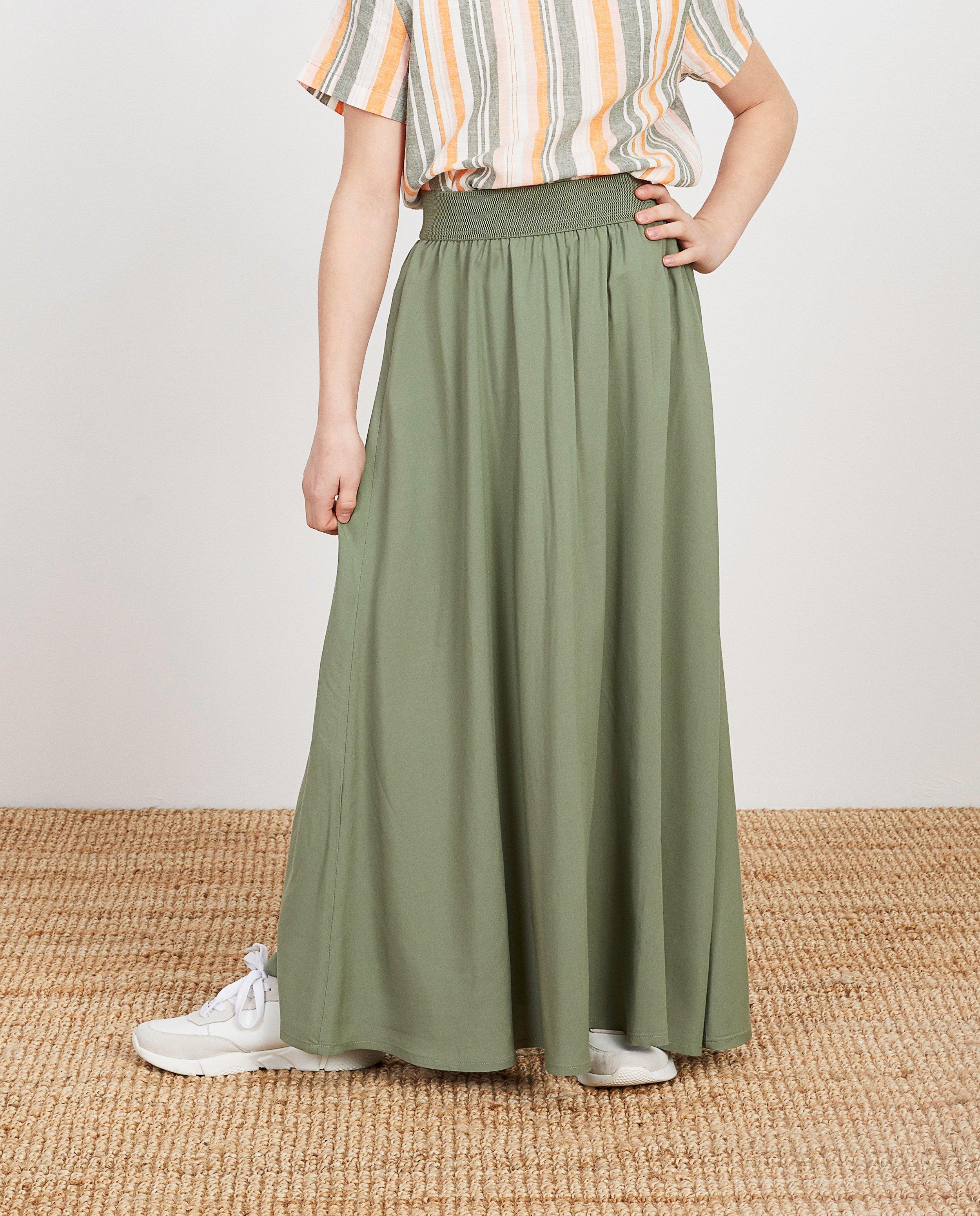 Maxi-rok van EcoVero viscose I AM - Product Detail - khaki - afbeelding nummer 2