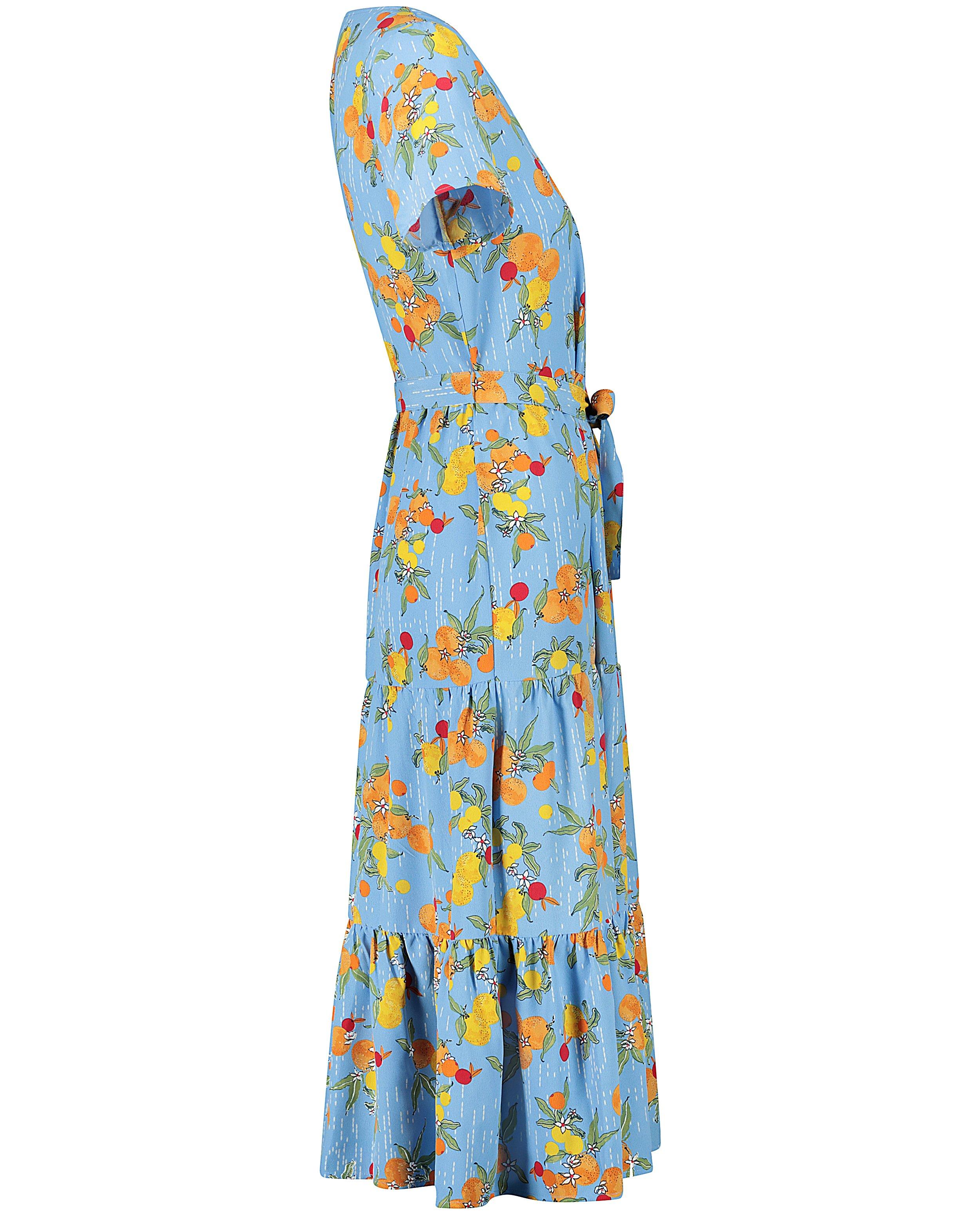 Kleedjes - Lichtblauwe jurk met print Youh!