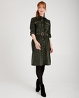 Kleedjes - Groene jurk + riem Atelier BXL