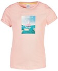 Roze T-shirt Iconic Crush Denim - met fotoprint - Crush Denim