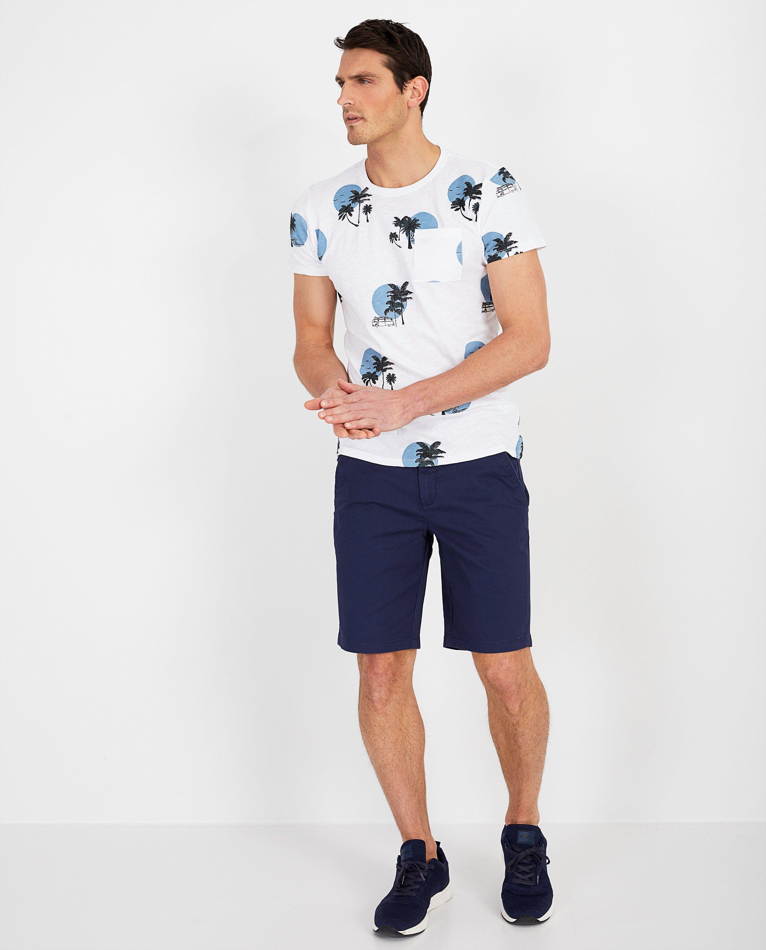 Wit T-shirt met print Noize - busje - Noize