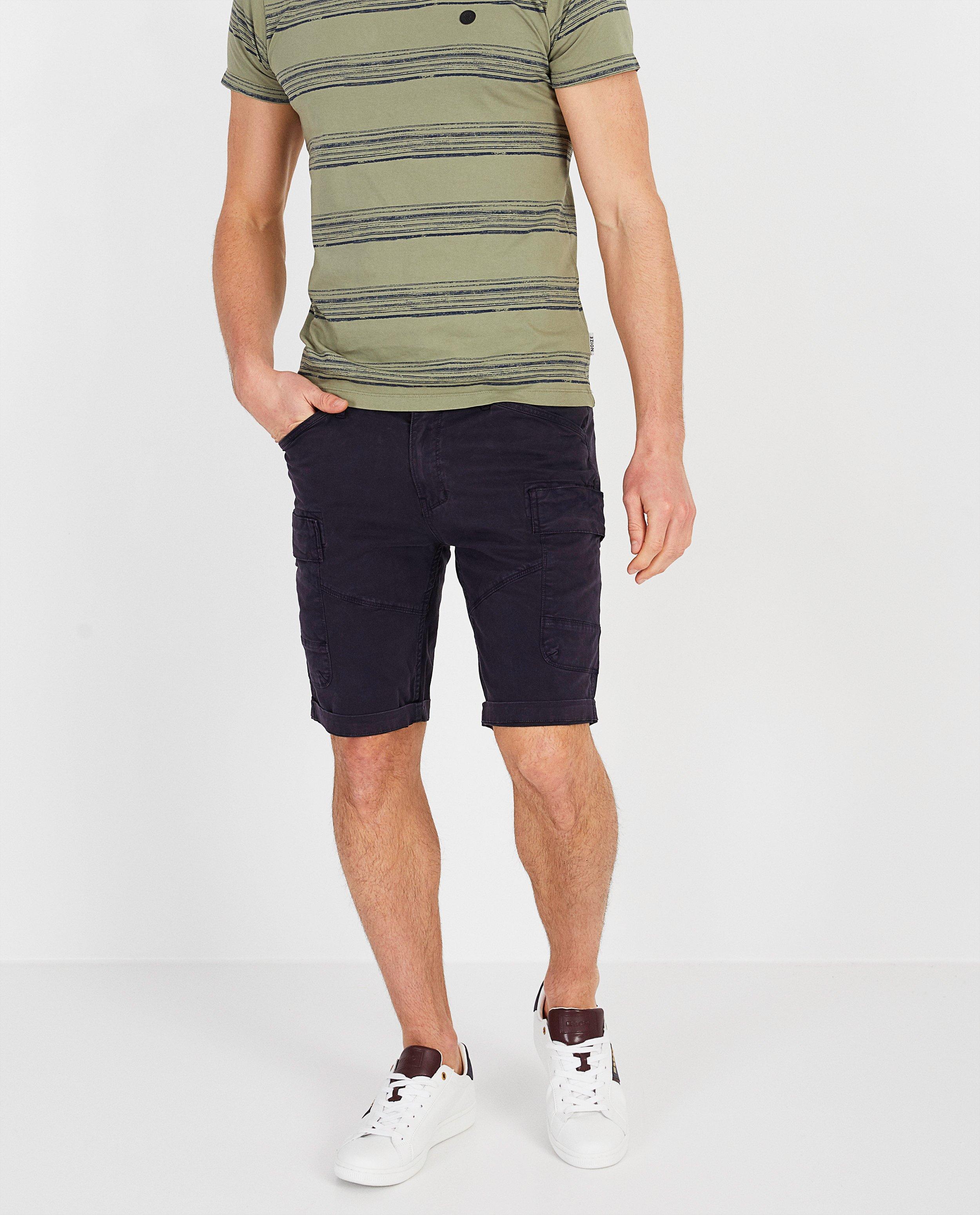 Shorten - Donkerblauwe bermuda Noize